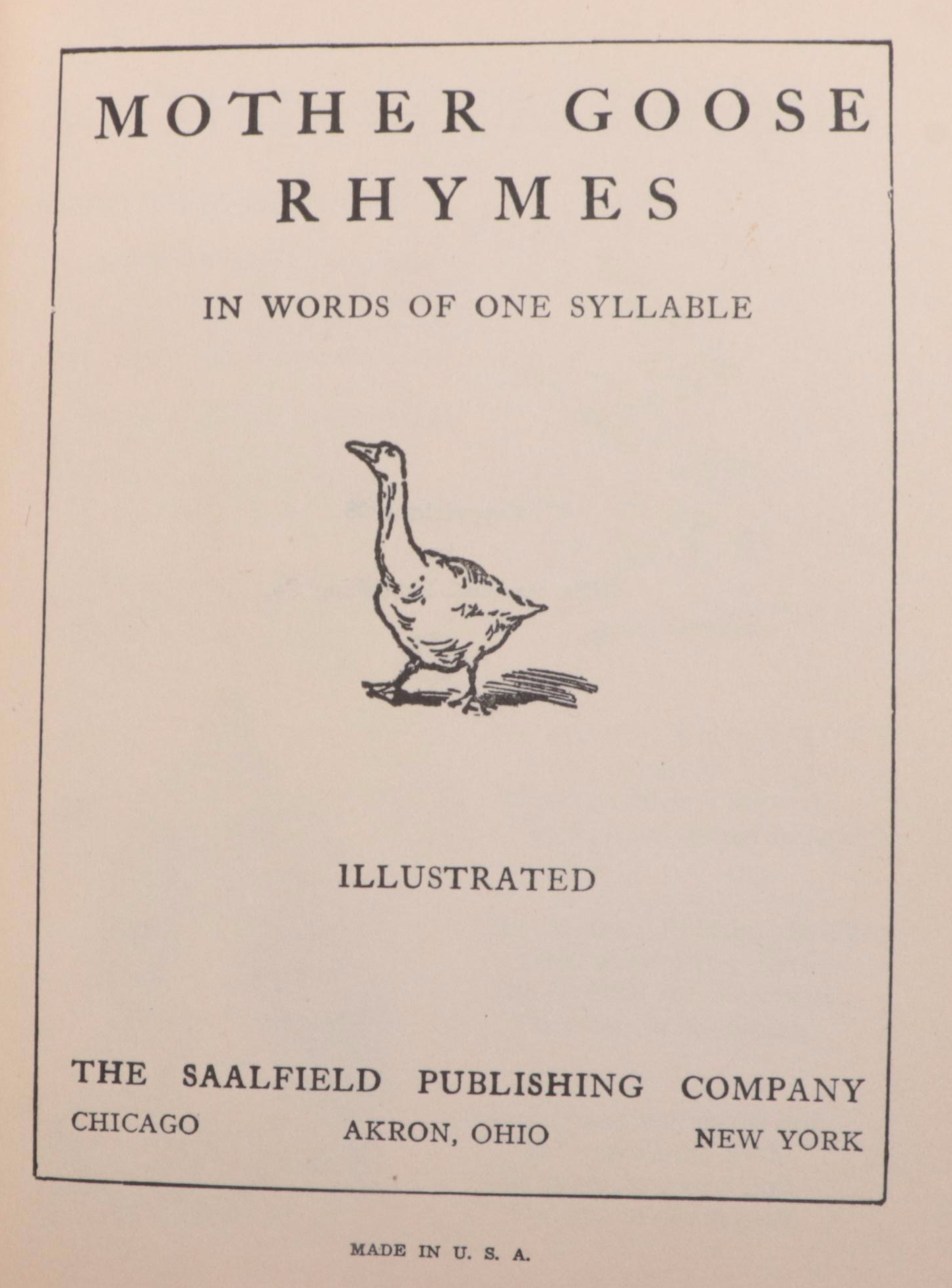 "Mother Goose," "Water Babies," and More Children's Books, Early/Mid-20th C.