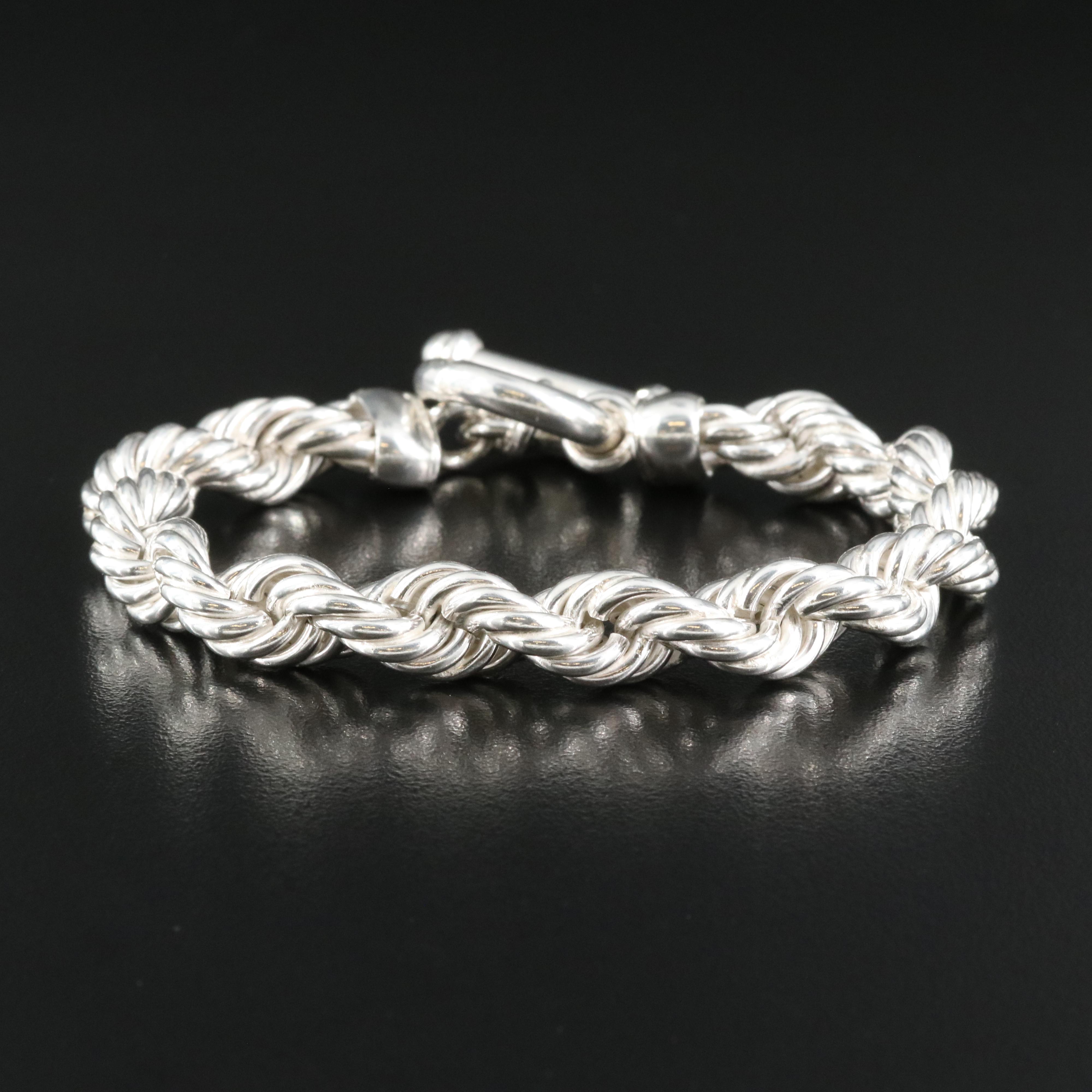 950 Silver Rope Bracelet