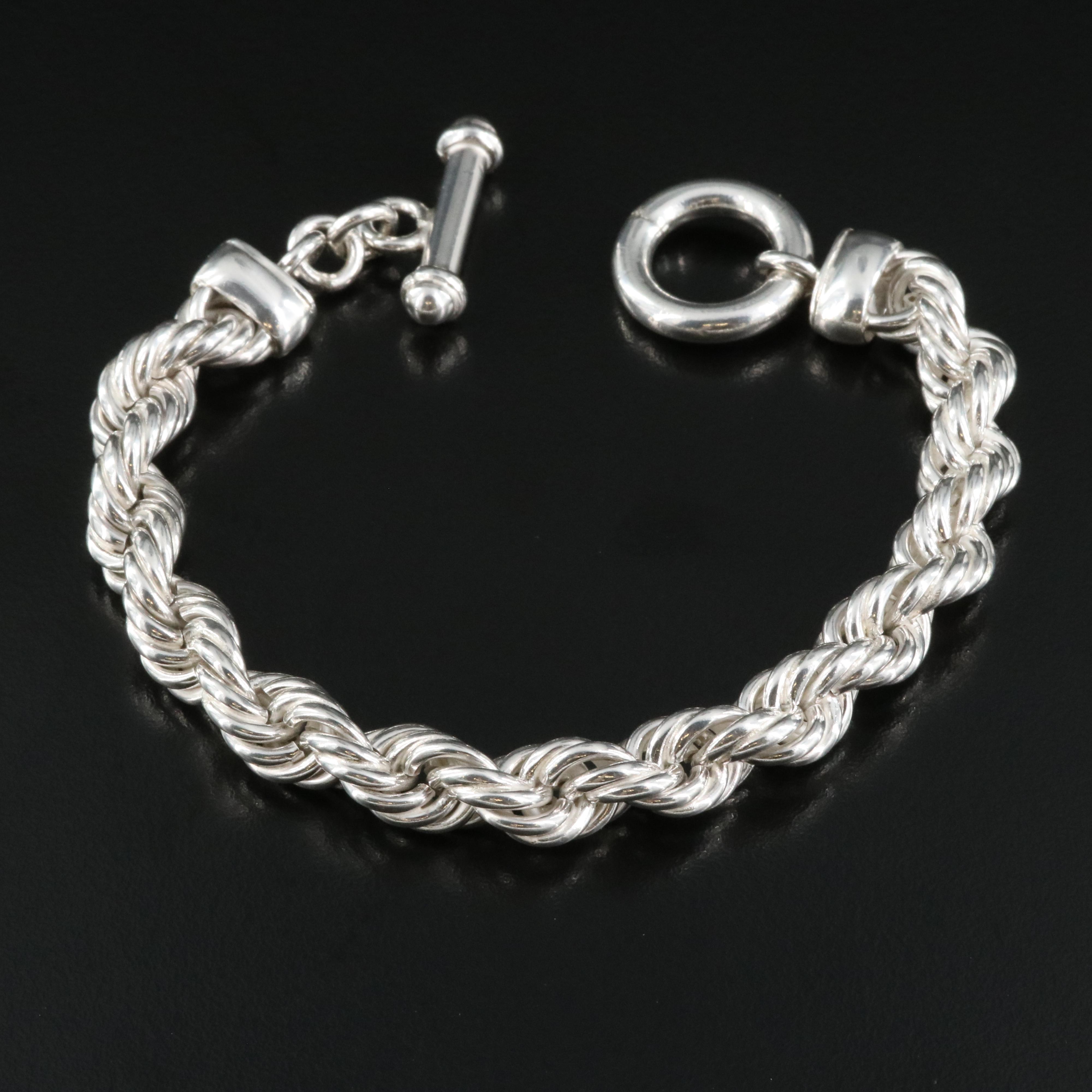 950 Silver Rope Bracelet