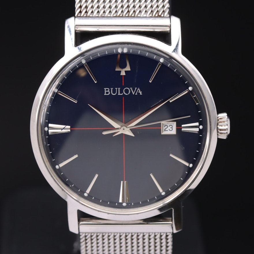 Bulova Quartz Date Wristwatch