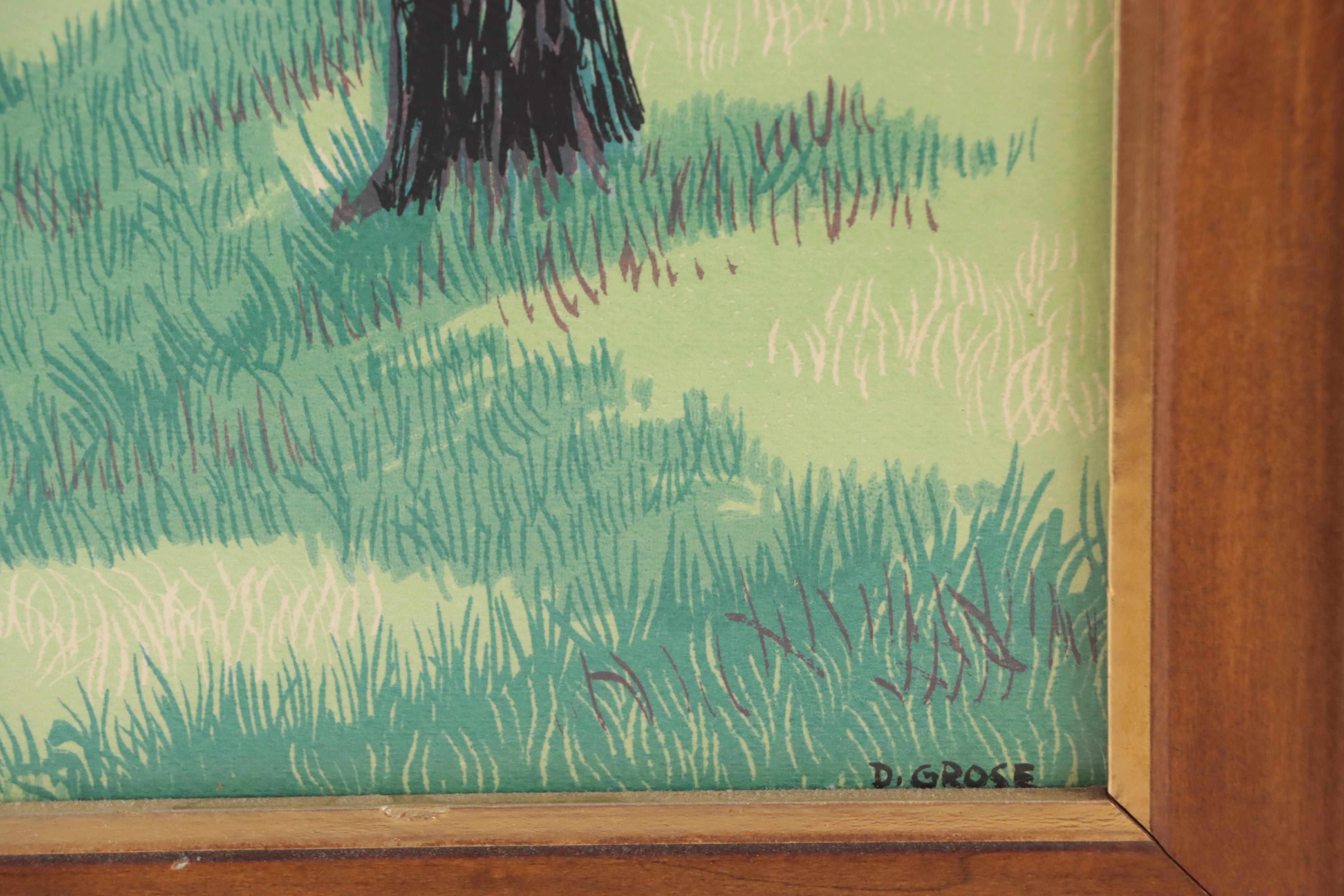 Turner Serigraph After David Grose "Cape Cod Meeting House"