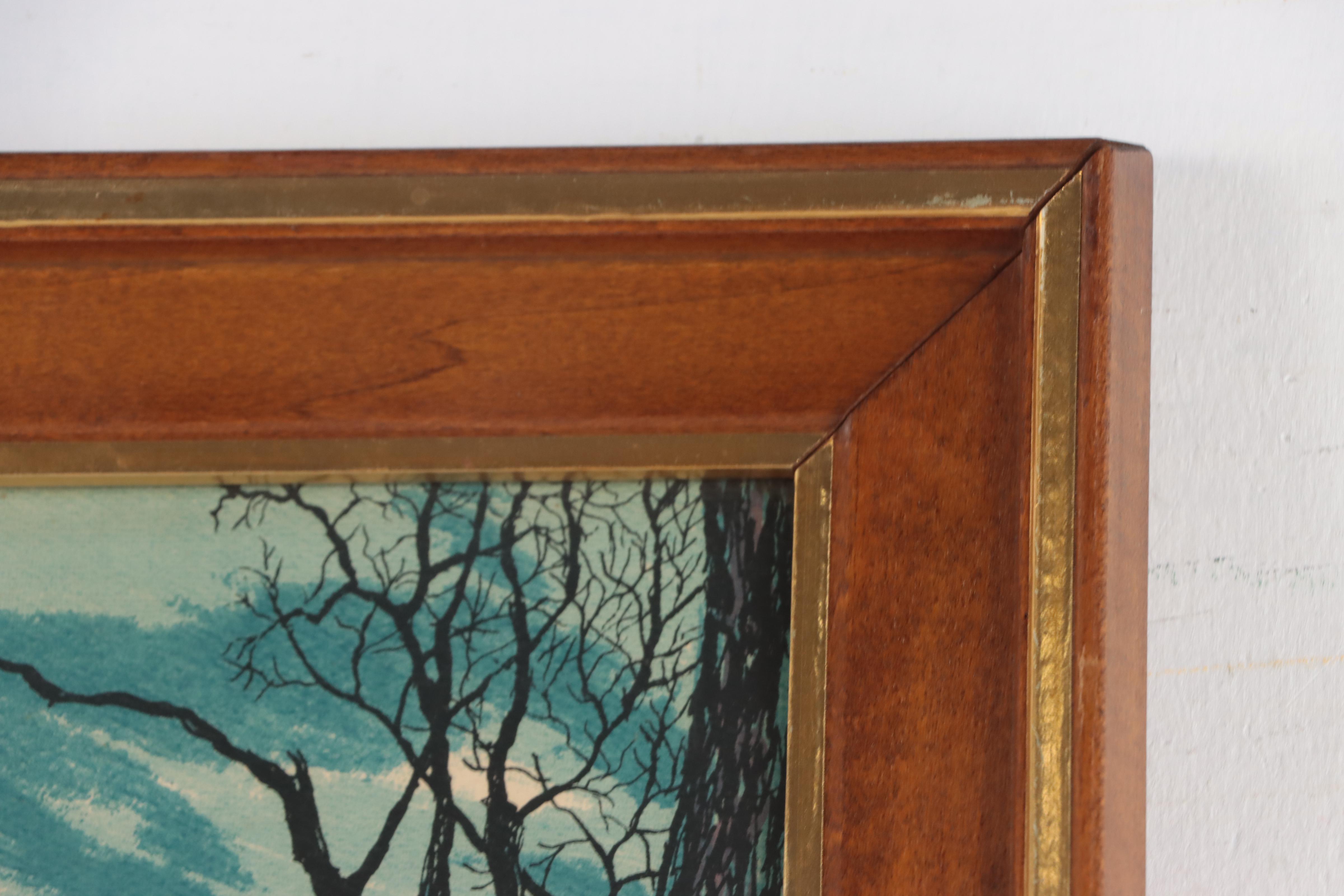 Turner Serigraph After David Grose "Cape Cod Meeting House"