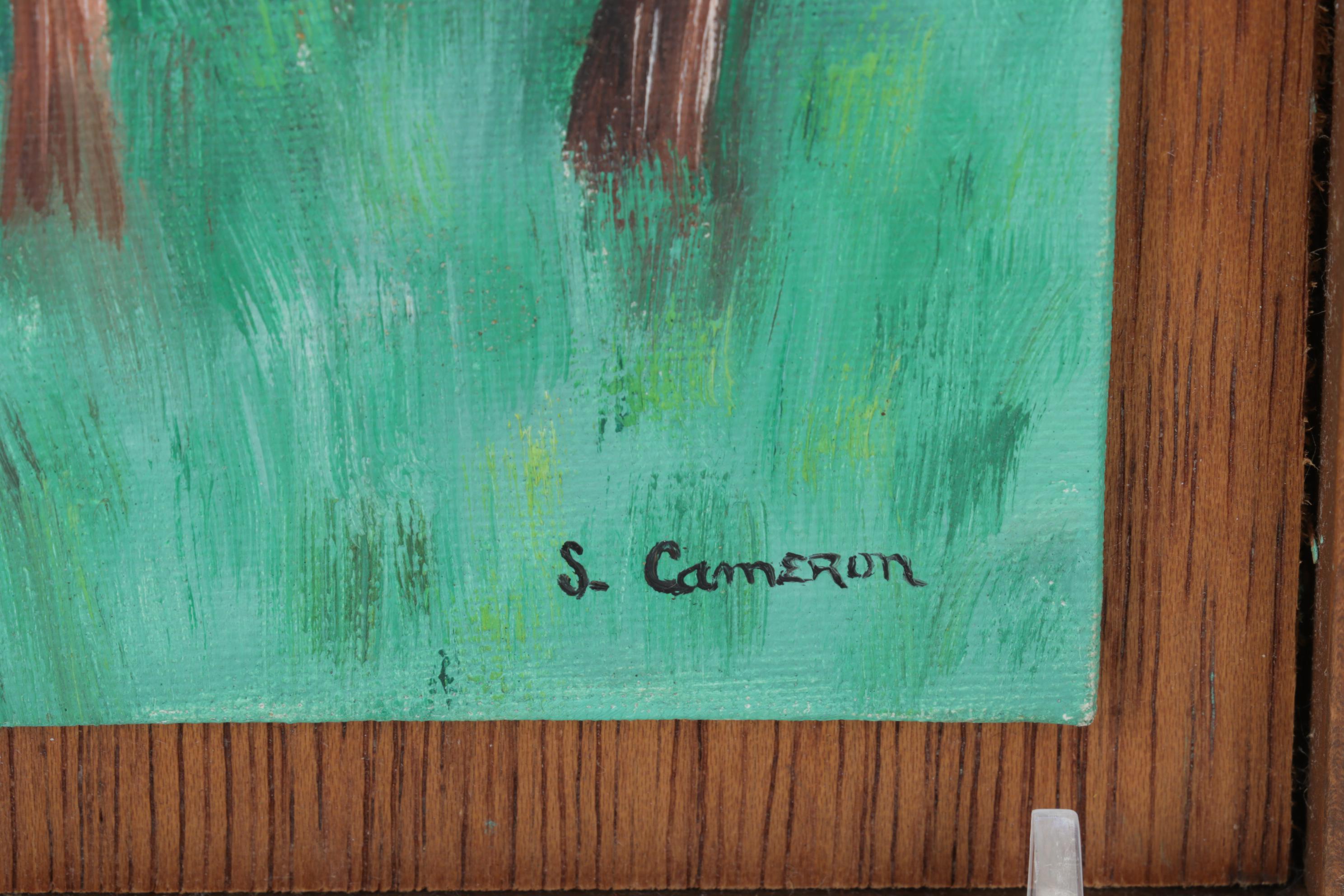 Tourist Watercolor and Oil Painting of Mushrooms