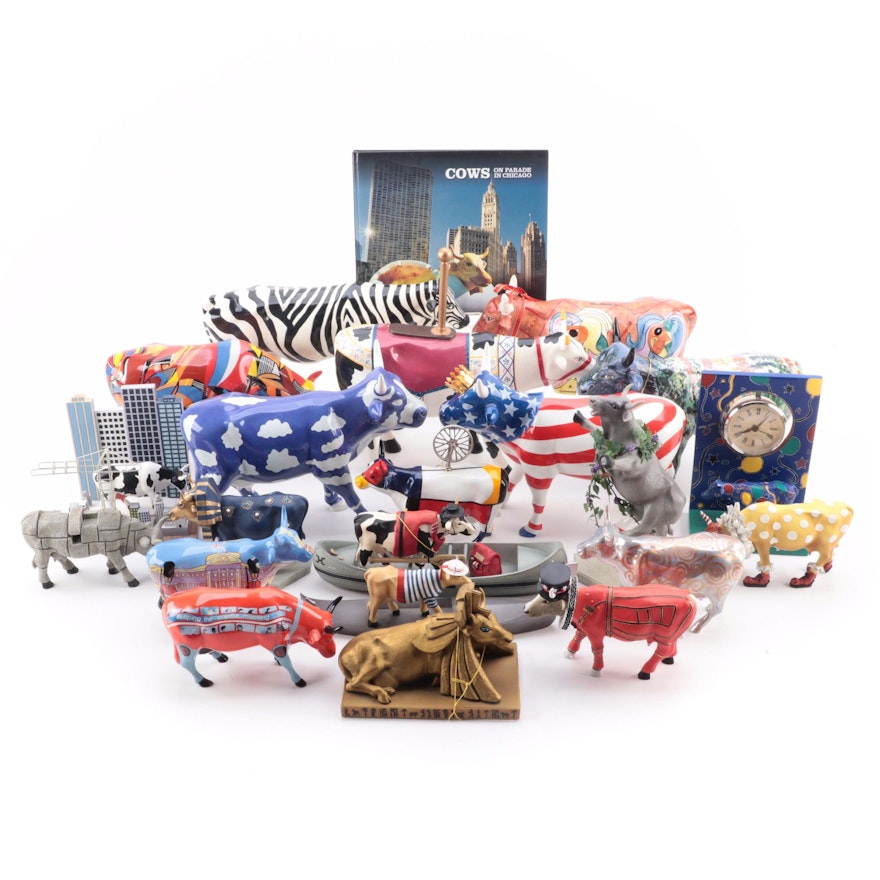 Cow Parade Ceramic and Resin Cow Figurines and More