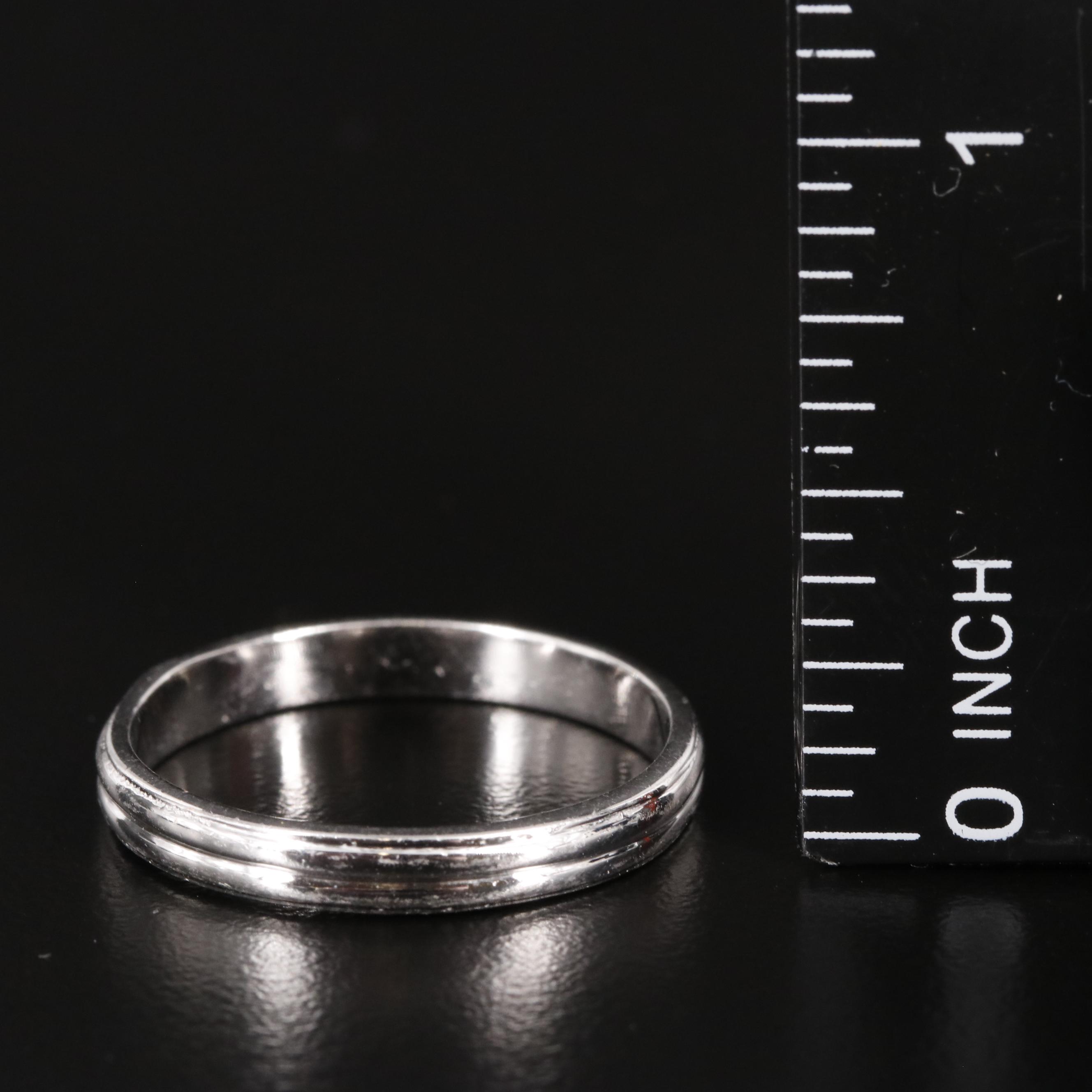 Sterling Ribbed Band