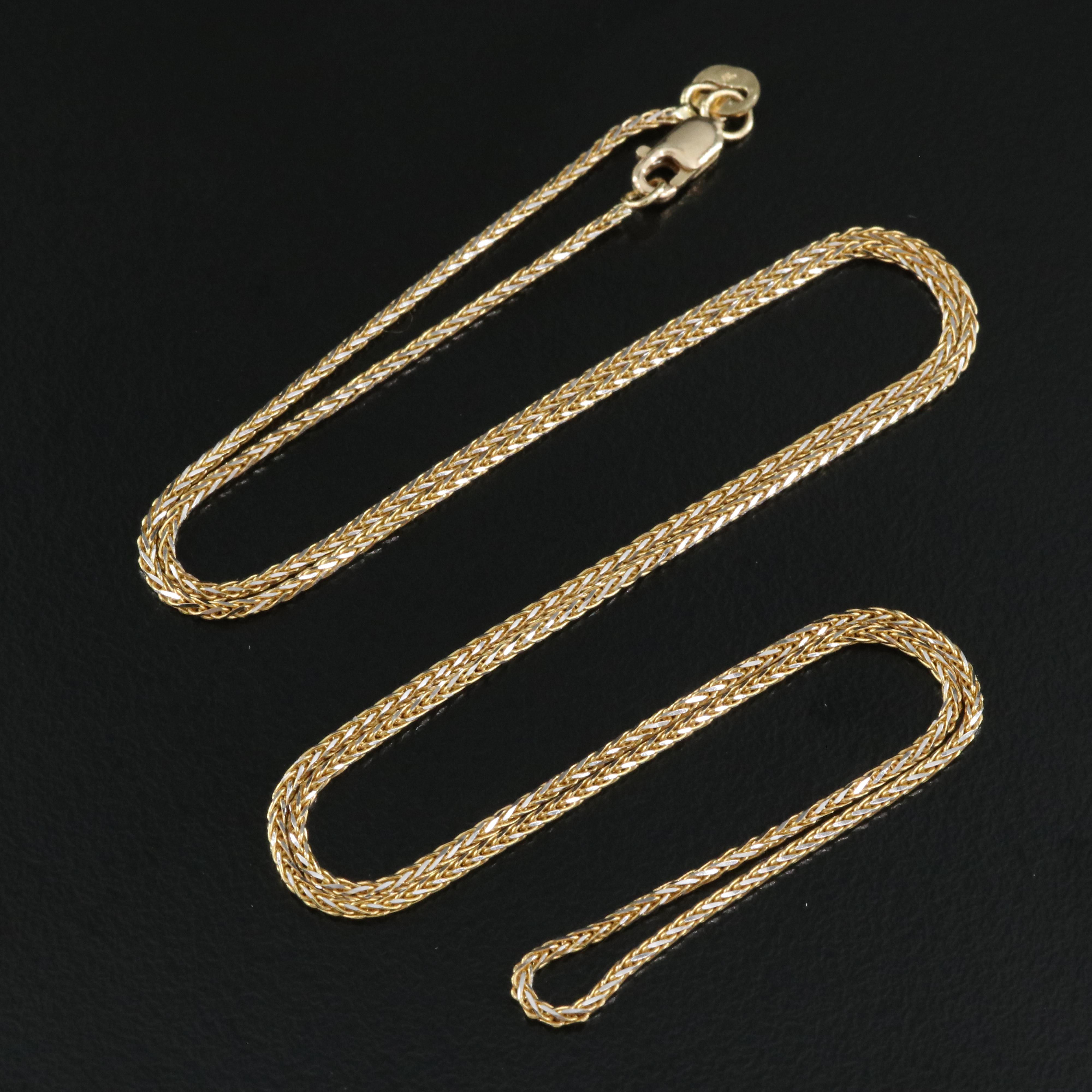 Italian 14K Wheat Chain