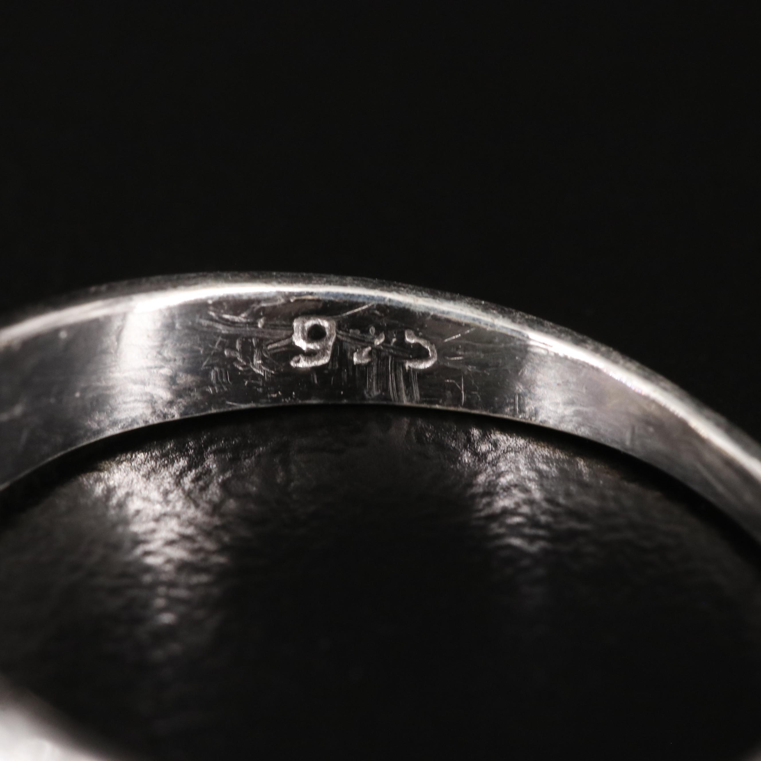 Sterling Amethyst, Citrine, and Peridot Ring