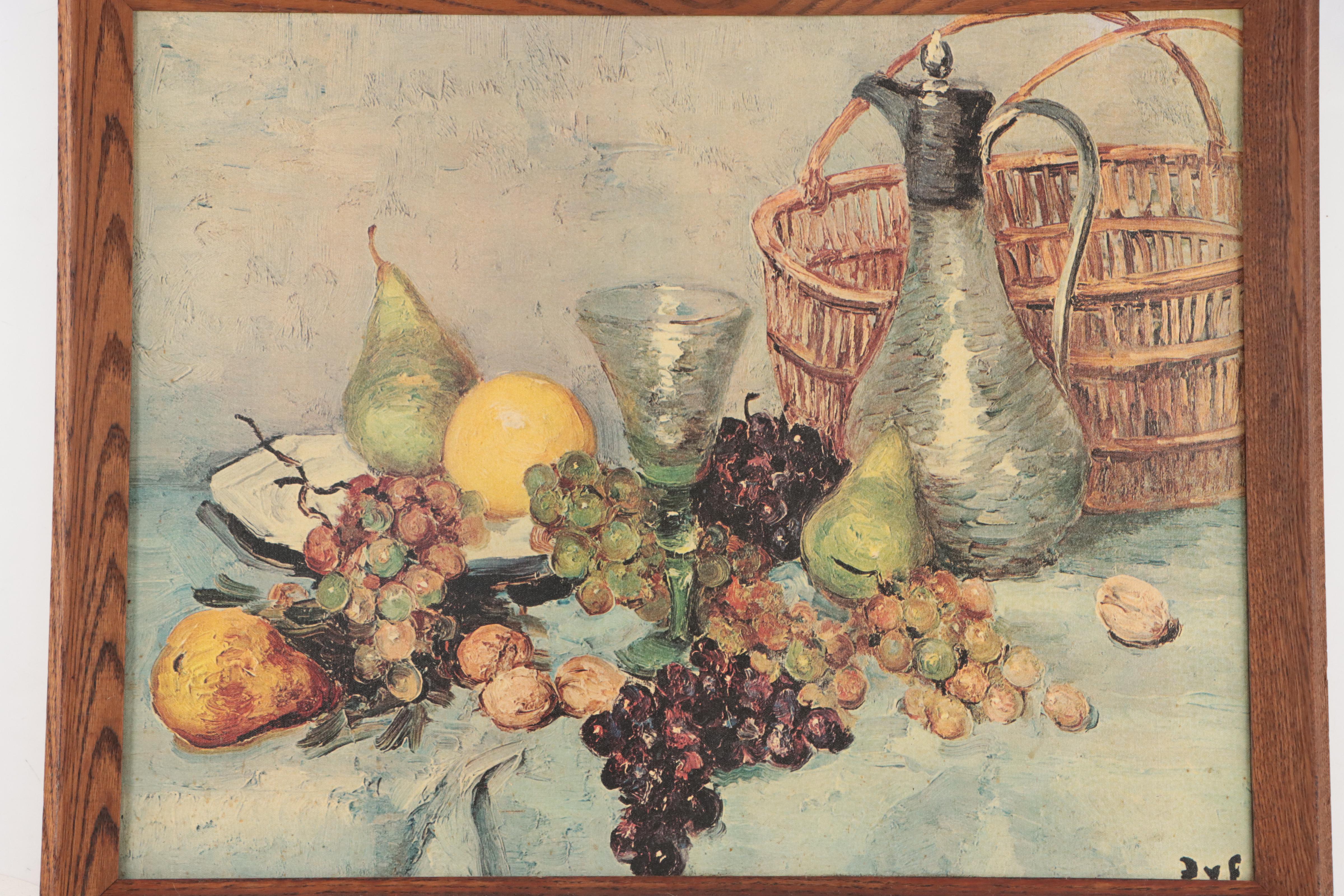 Still Life Offset Lithograph After Marcel Dyf, Mid to Late 20th Century