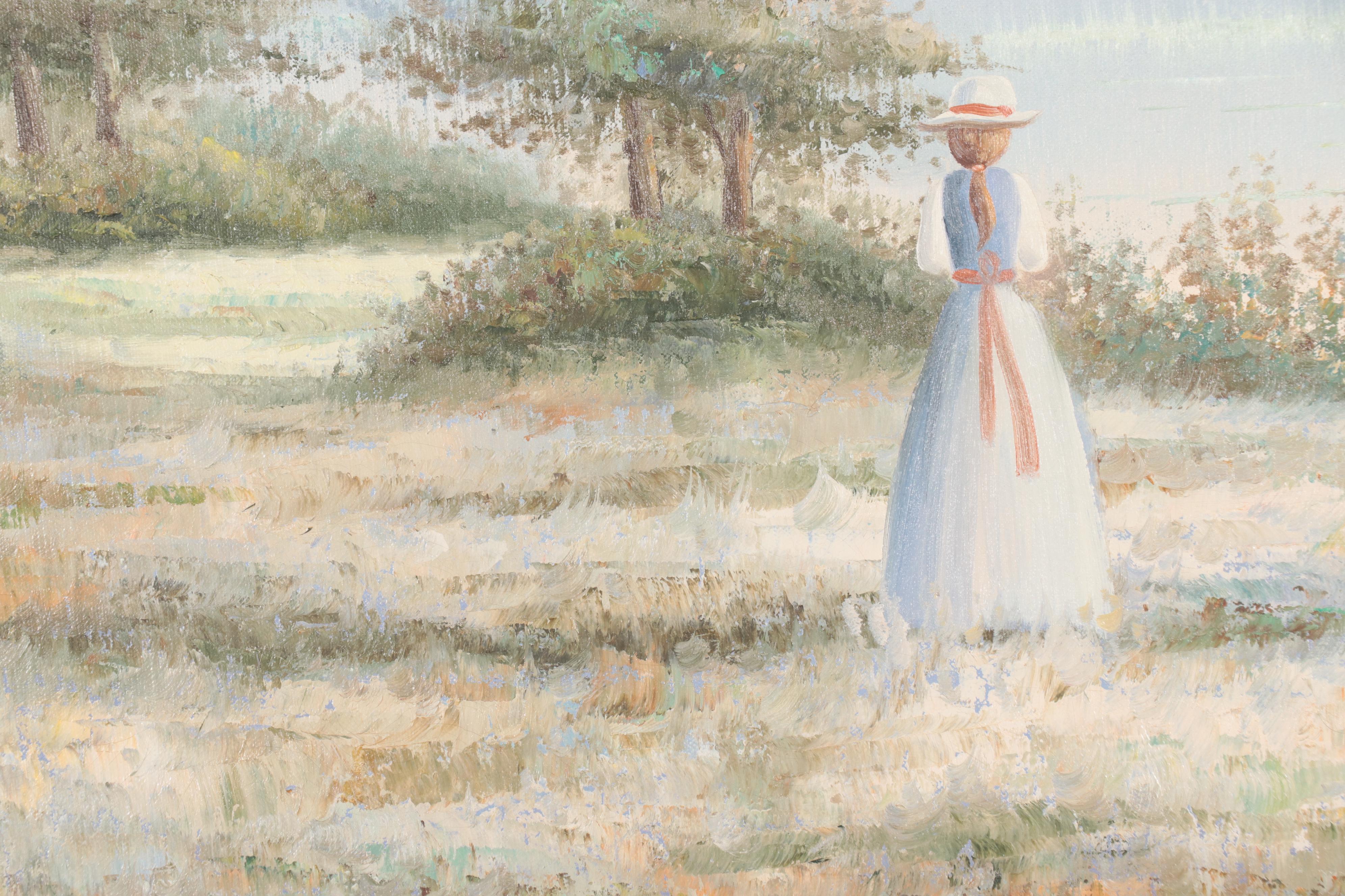 Landscape Oil Painting, Mid to Late 20th Century