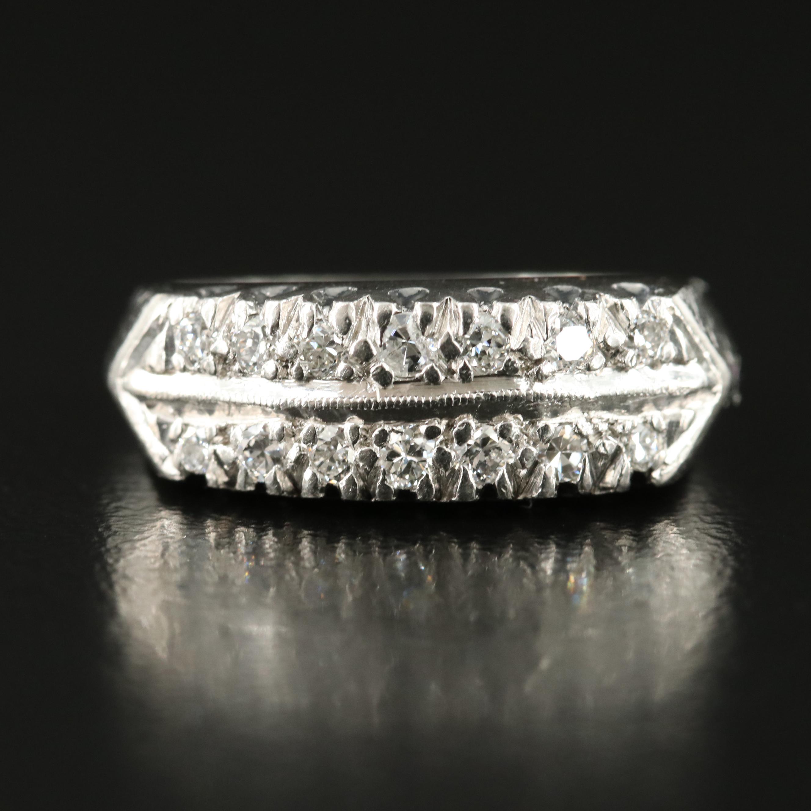 1950s 0.29 CTW Diamond Ring