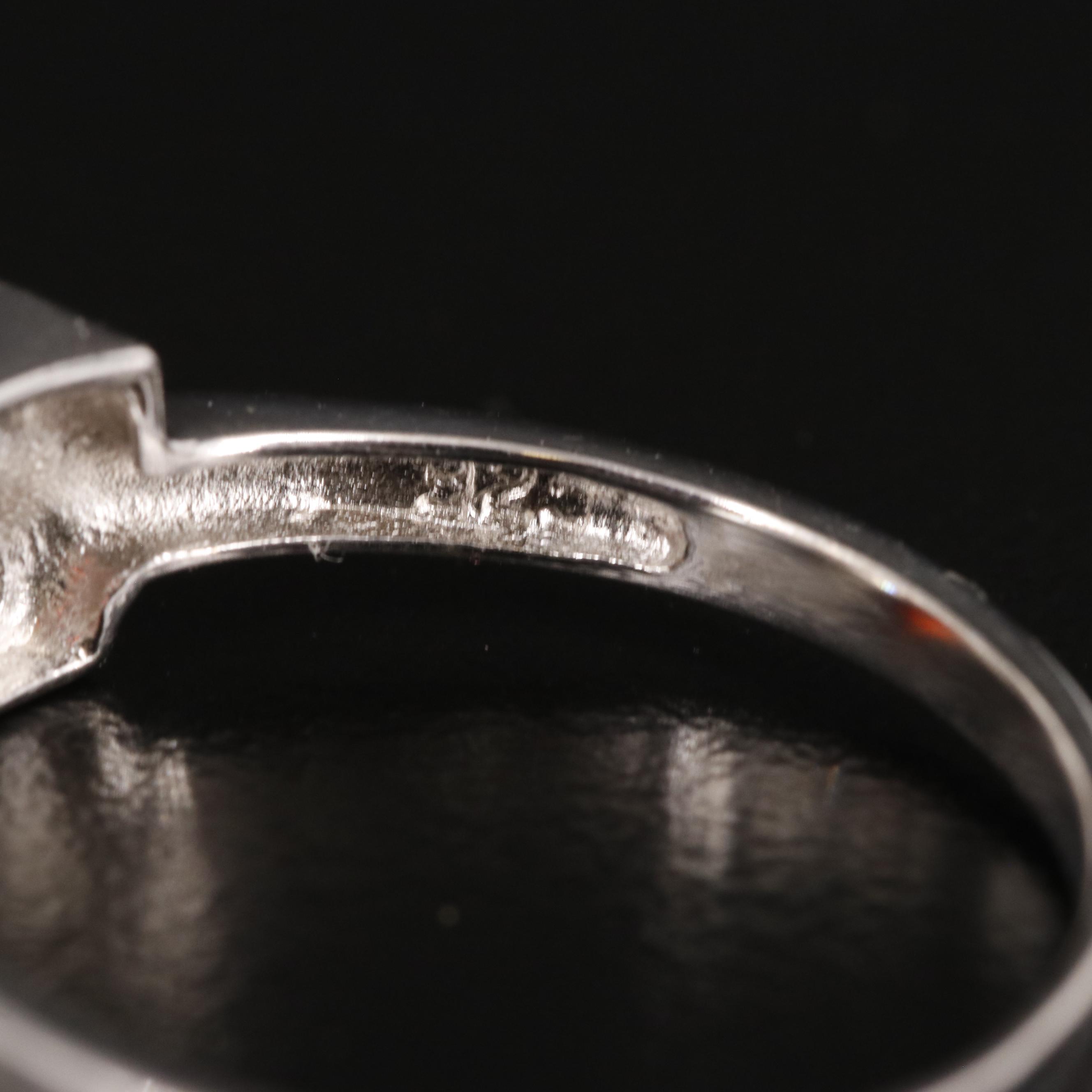 Sterling Garnet and White Topaz Ring