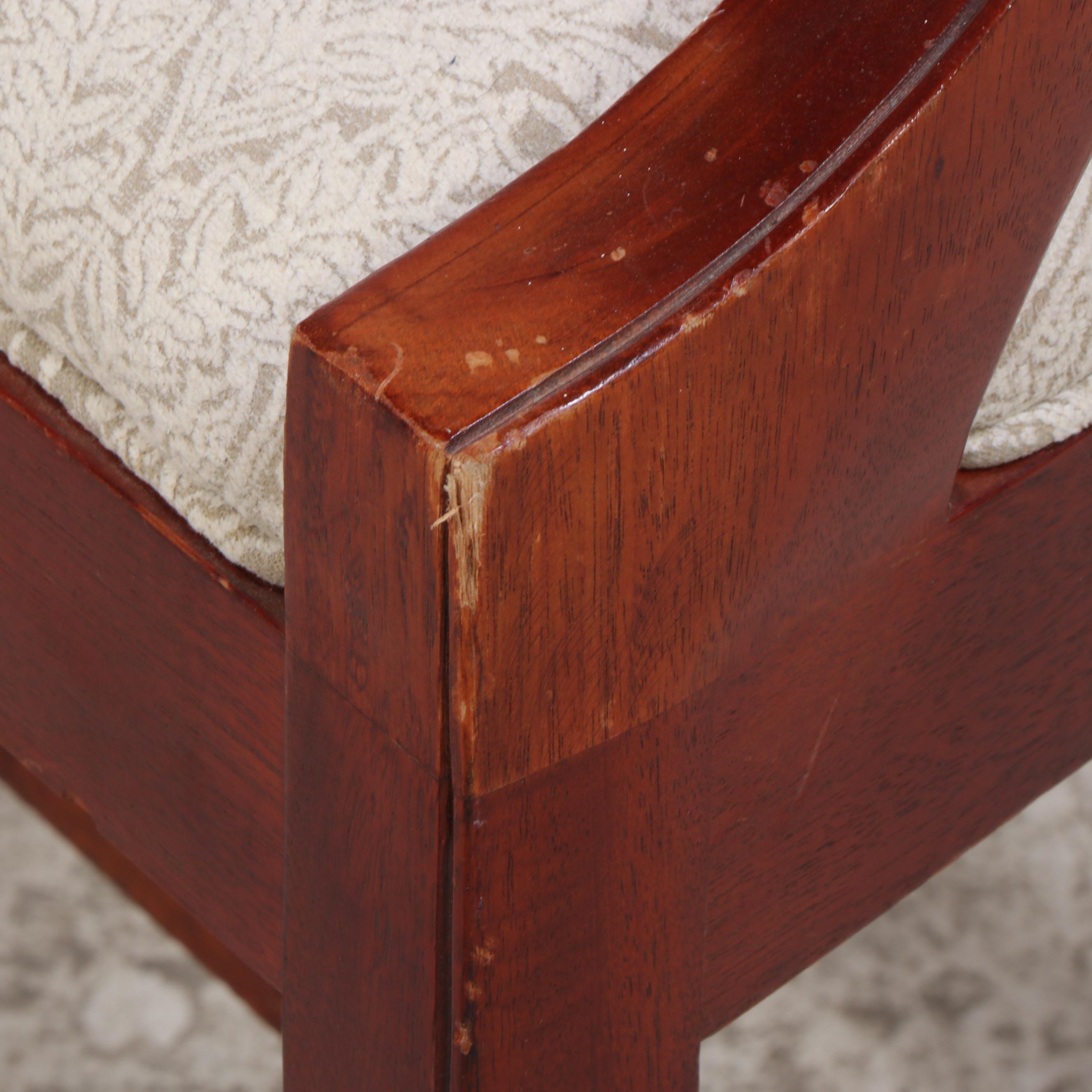 Four Baker Furniture Chippendale Style Mahogany Dining Armchairs