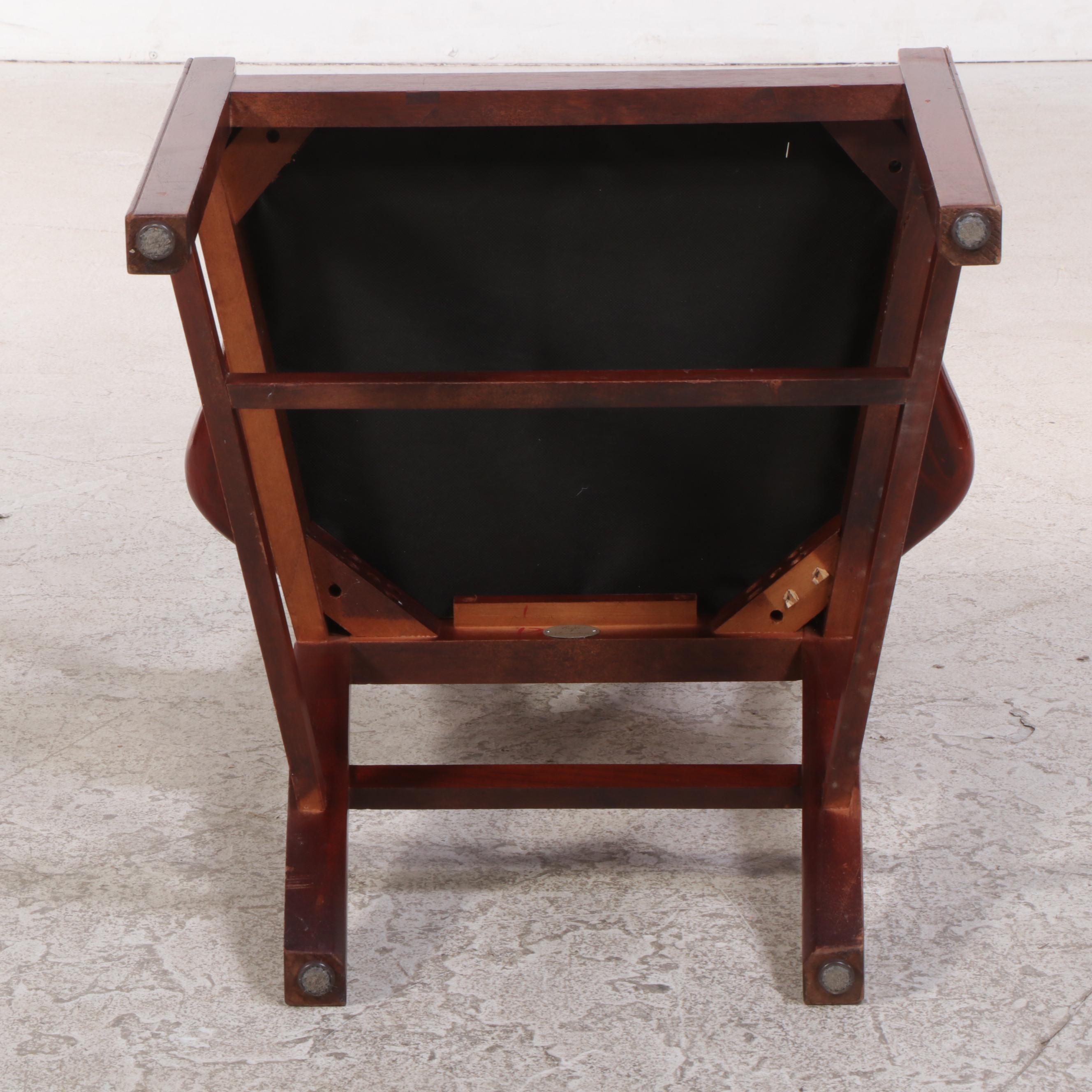 Four Baker Furniture Chippendale Style Mahogany Dining Armchairs