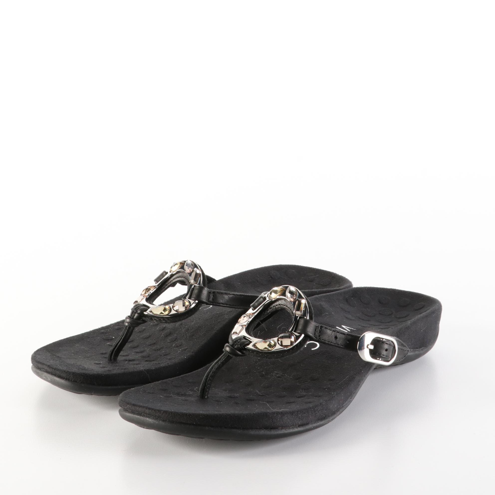 Vionic Tide II and Rest Ricci Toe Post Sandals with Boxes