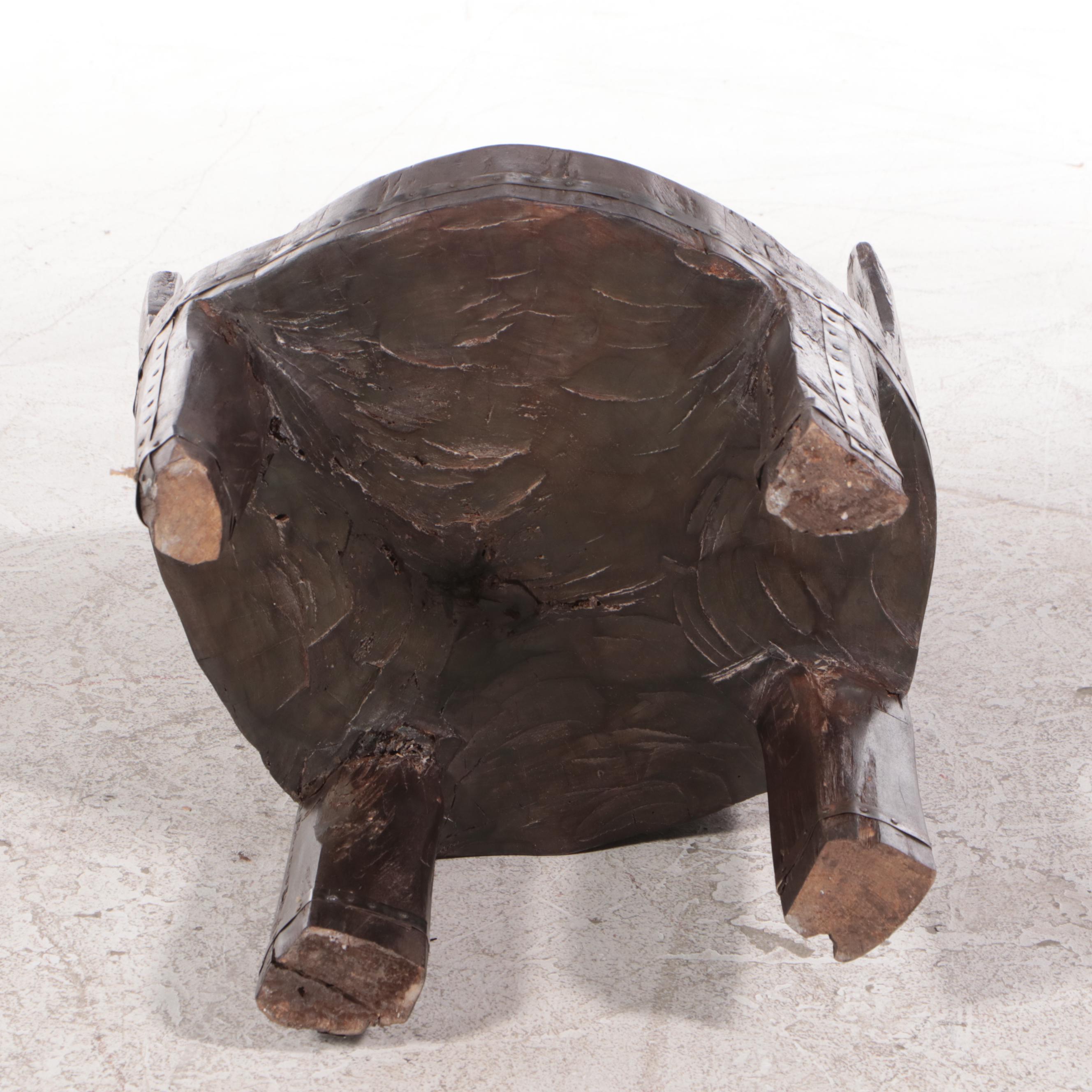 Blue Ocean Traders Indian Nagaland Log Chair