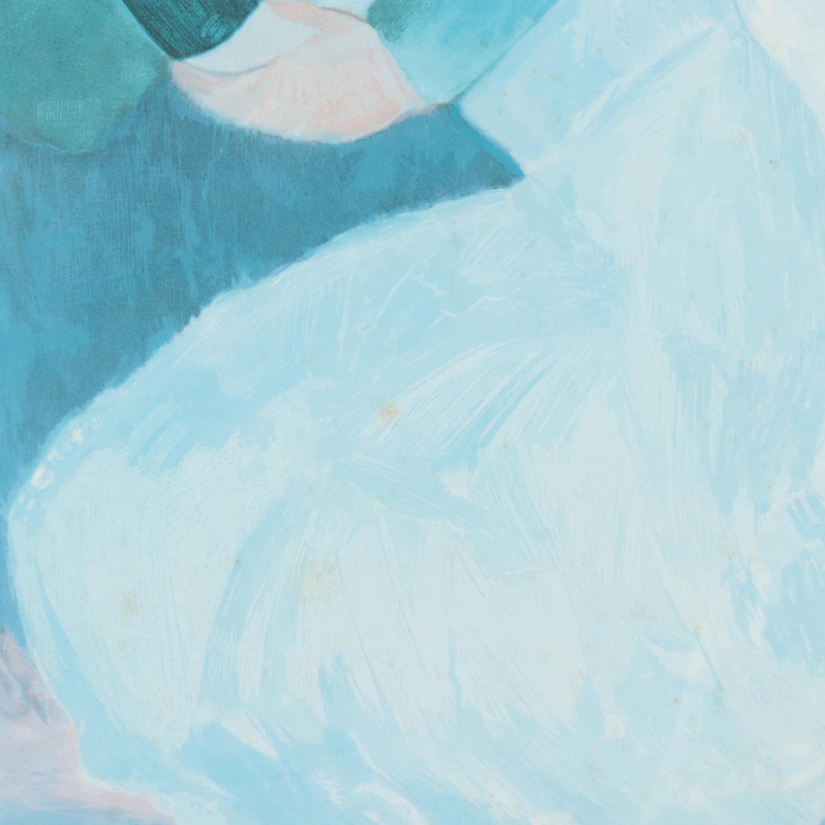 Barbara A. Wood Offset Lithograph "Circle of Love," Late 20th Century