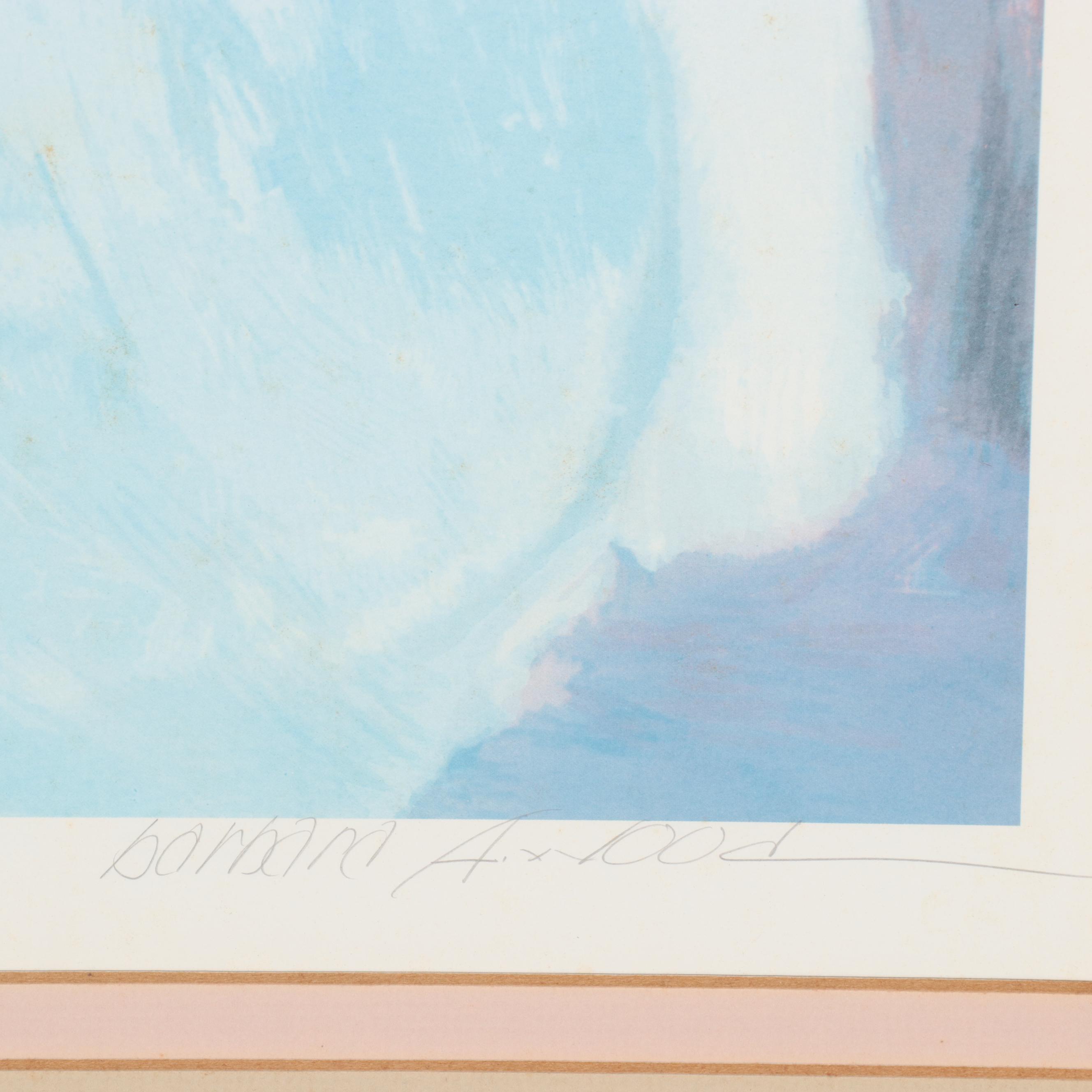 Barbara A. Wood Offset Lithograph "Circle of Love," Late 20th Century