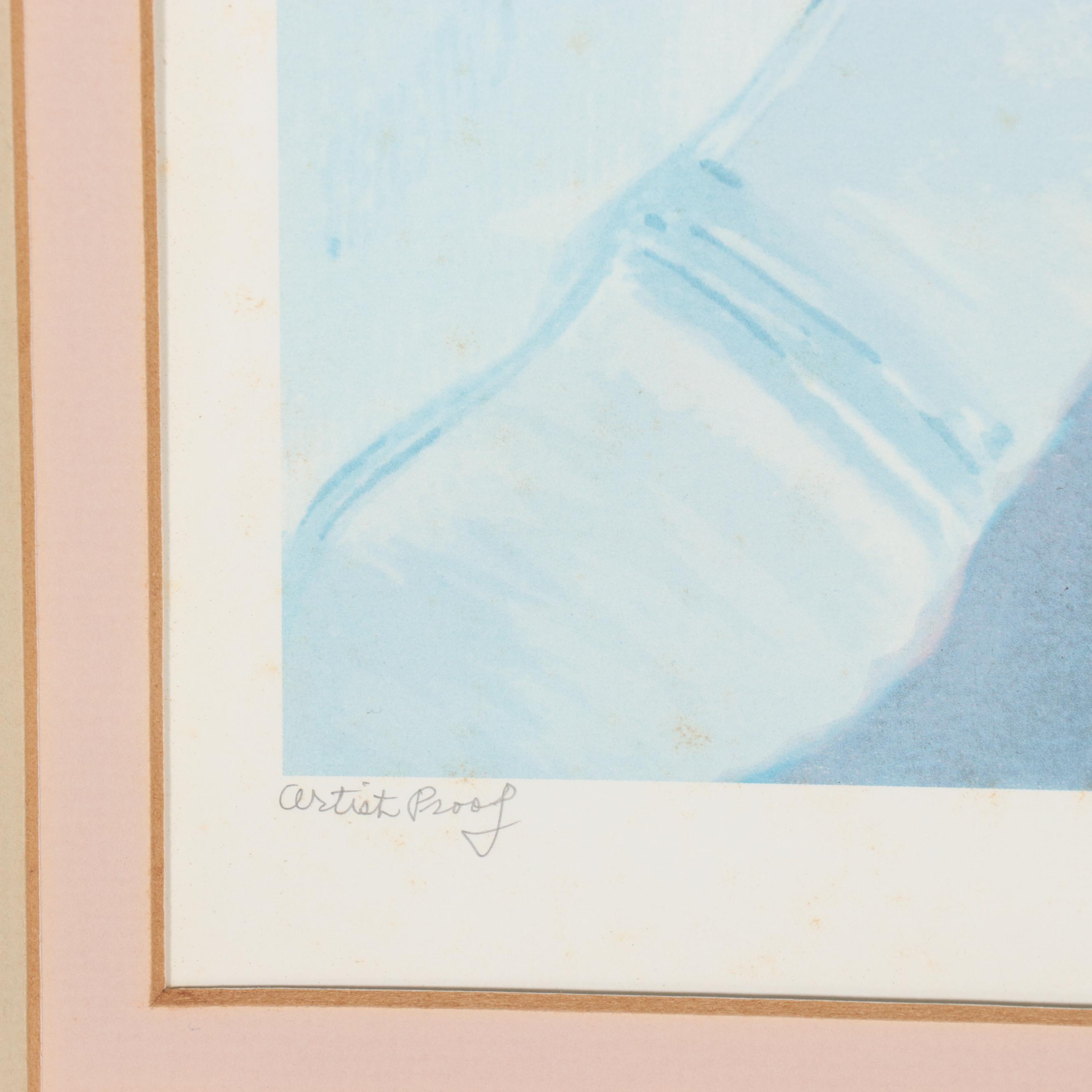 Barbara A. Wood Offset Lithograph "Circle of Love," Late 20th Century