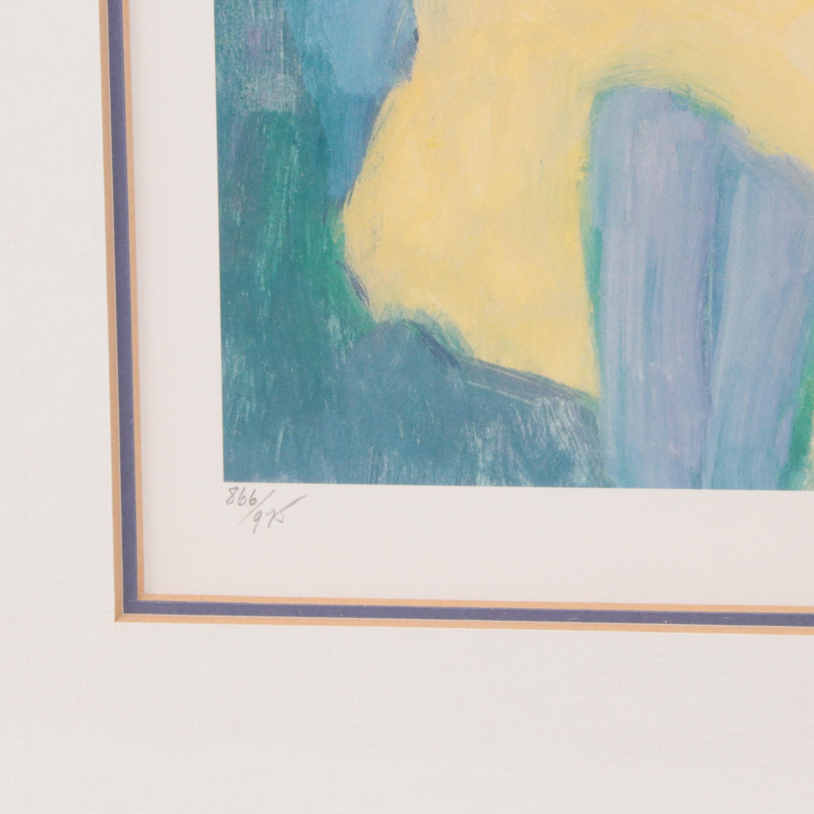 Barbara A. Wood Offset Lithograph "Act I"