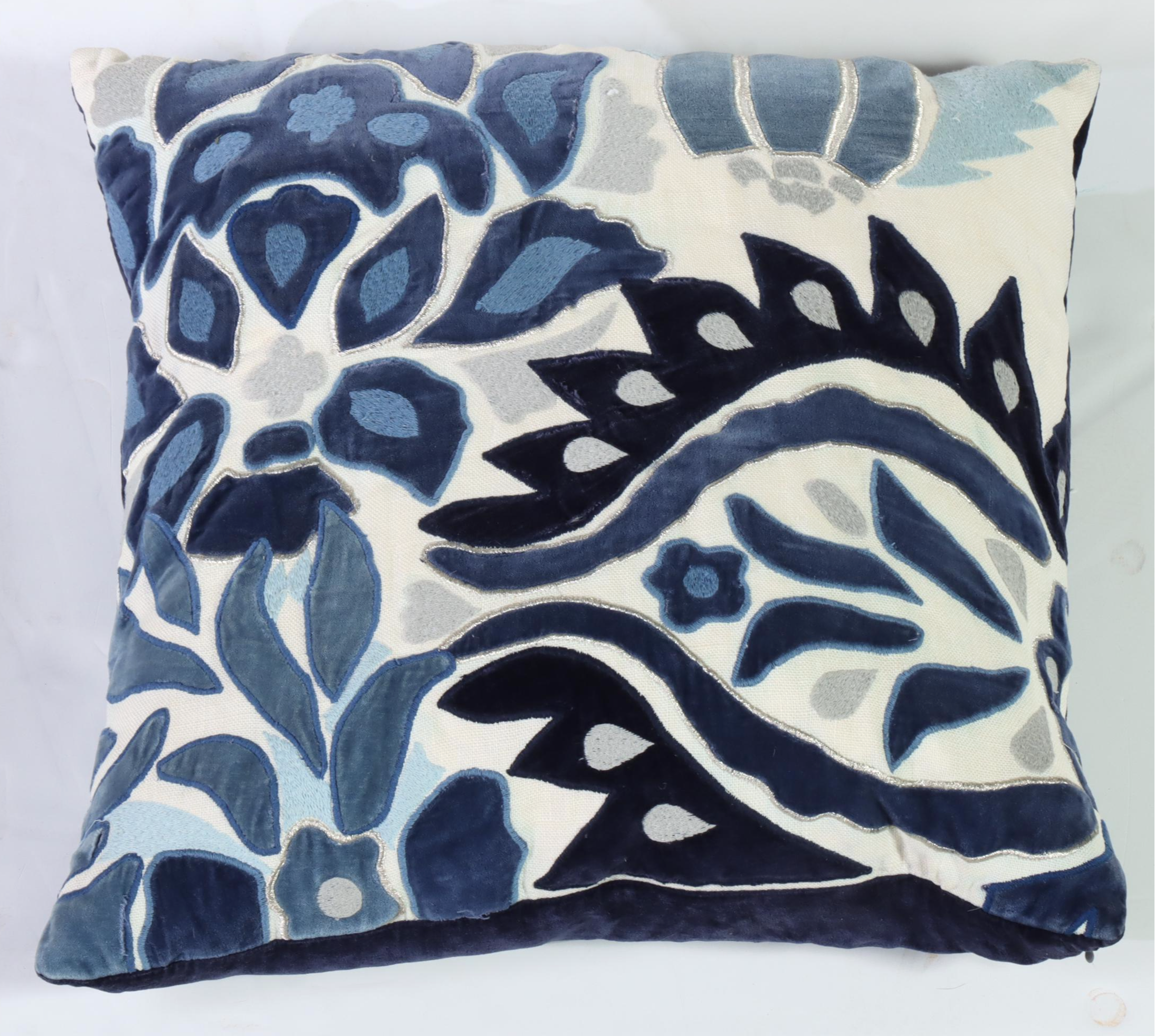 Velvet Appliqué and Other Decorator Accent Pillows