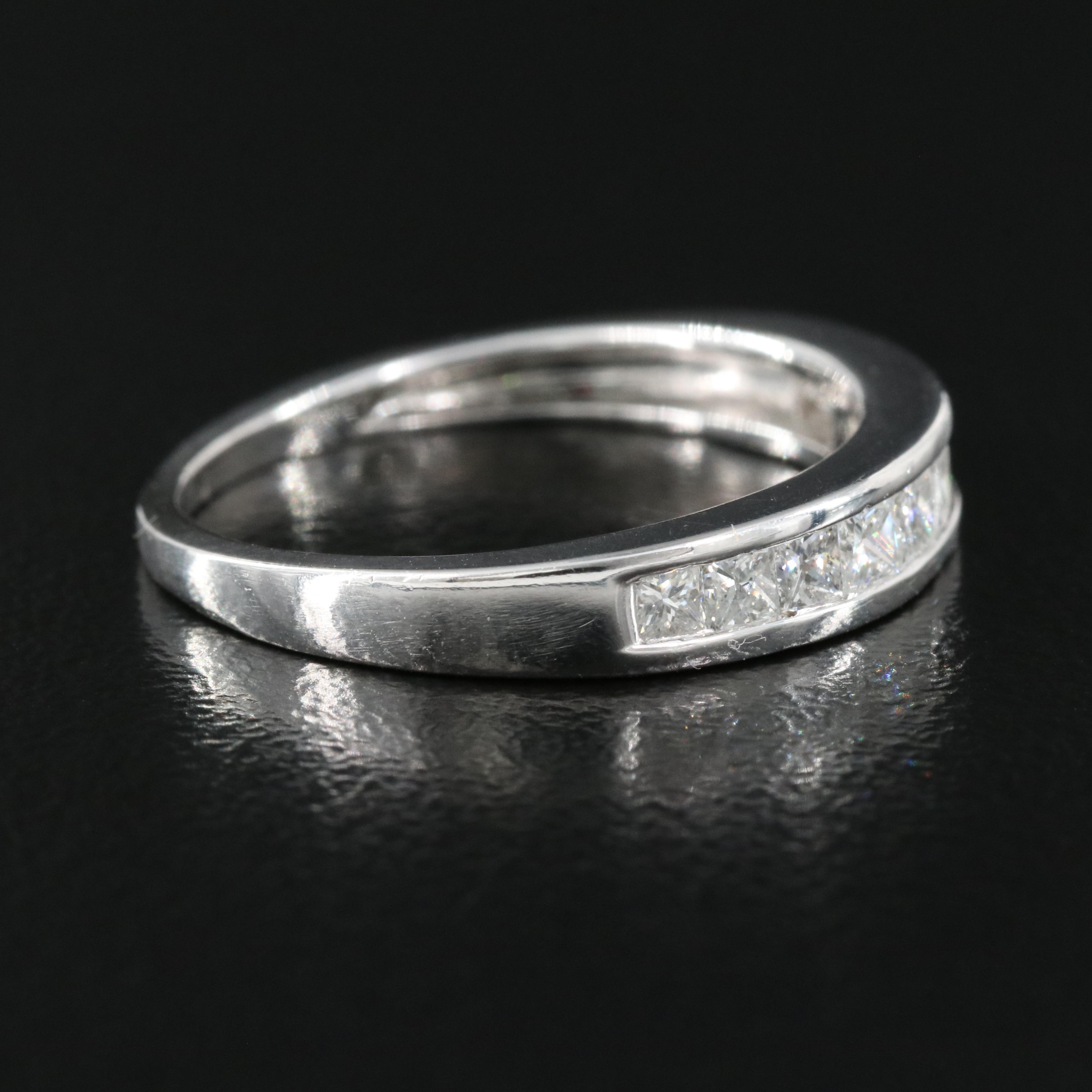 Platinum 0.65 CTW Diamond Ring