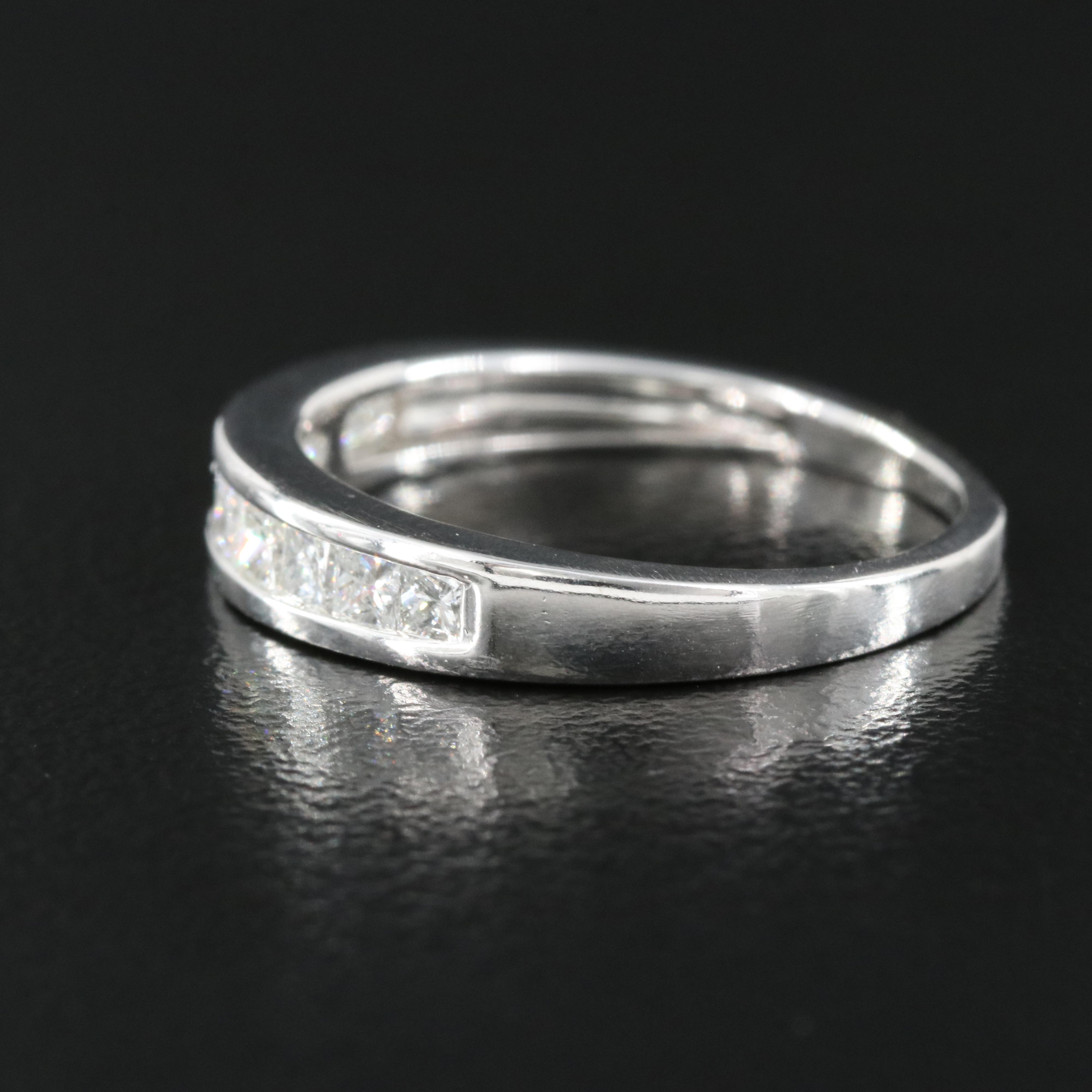 Platinum 0.65 CTW Diamond Ring