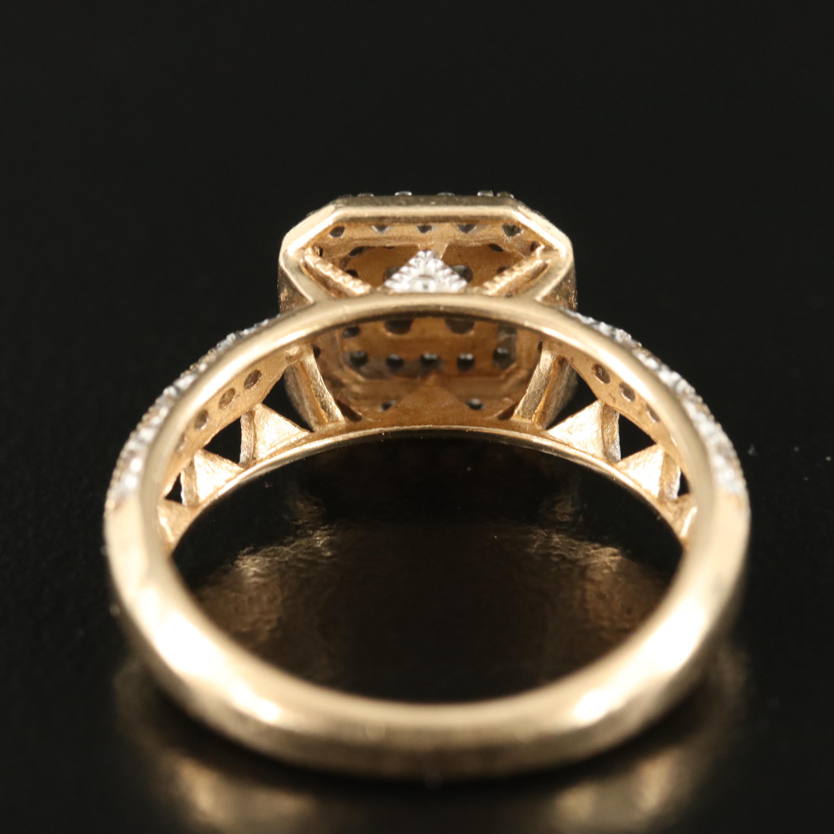 10K 0.37 CTW Diamond Ring