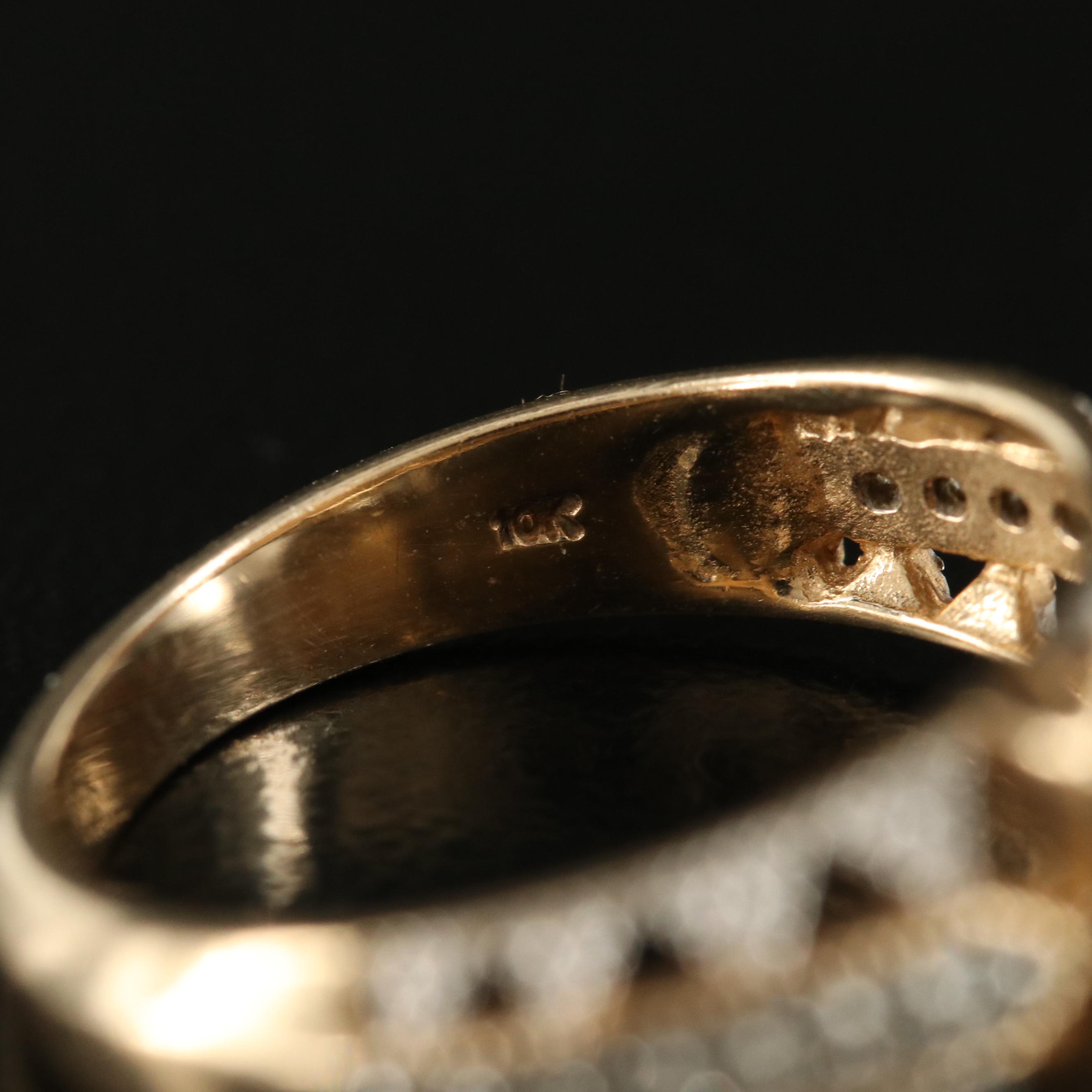 10K 0.37 CTW Diamond Ring