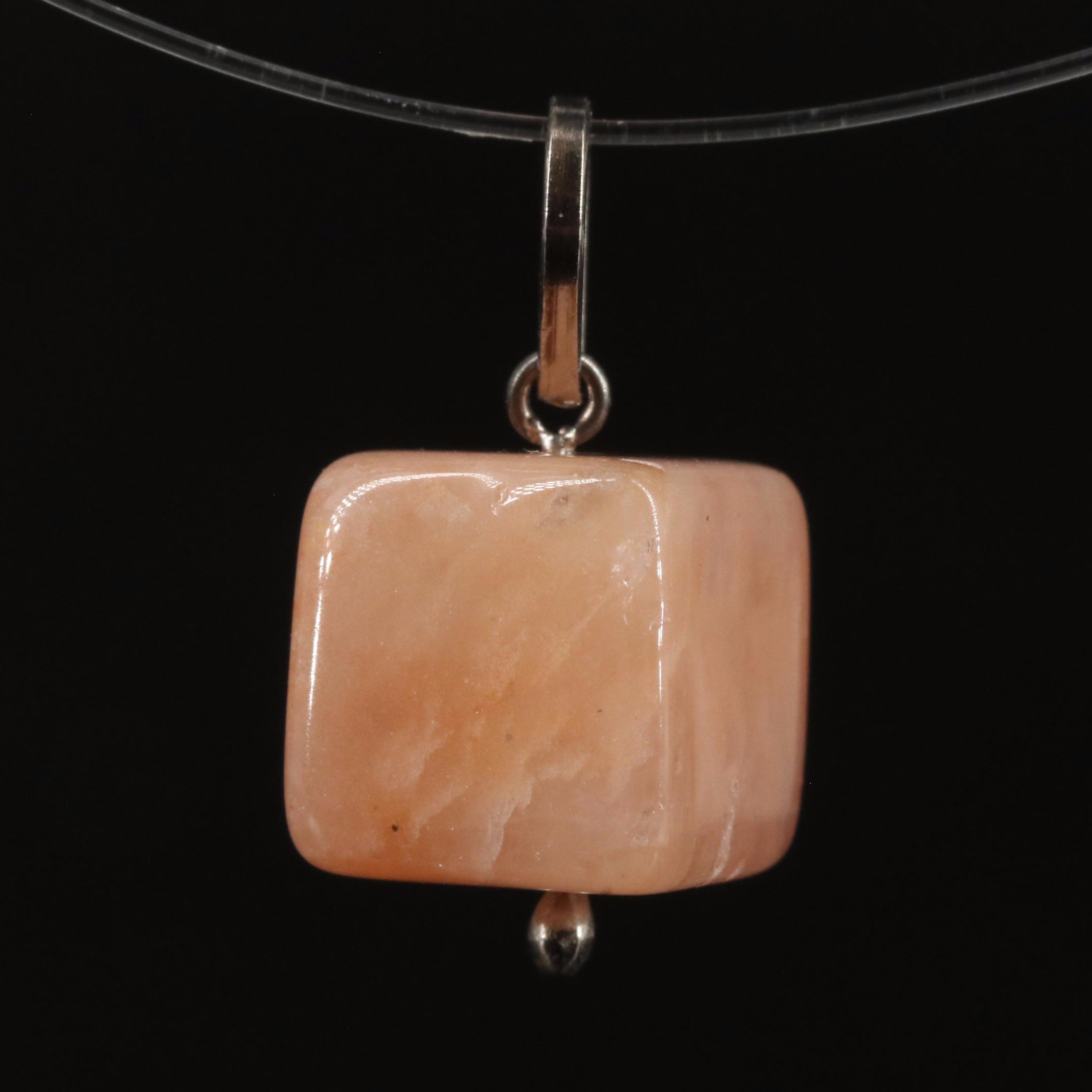 14K Quartzite Pendant
