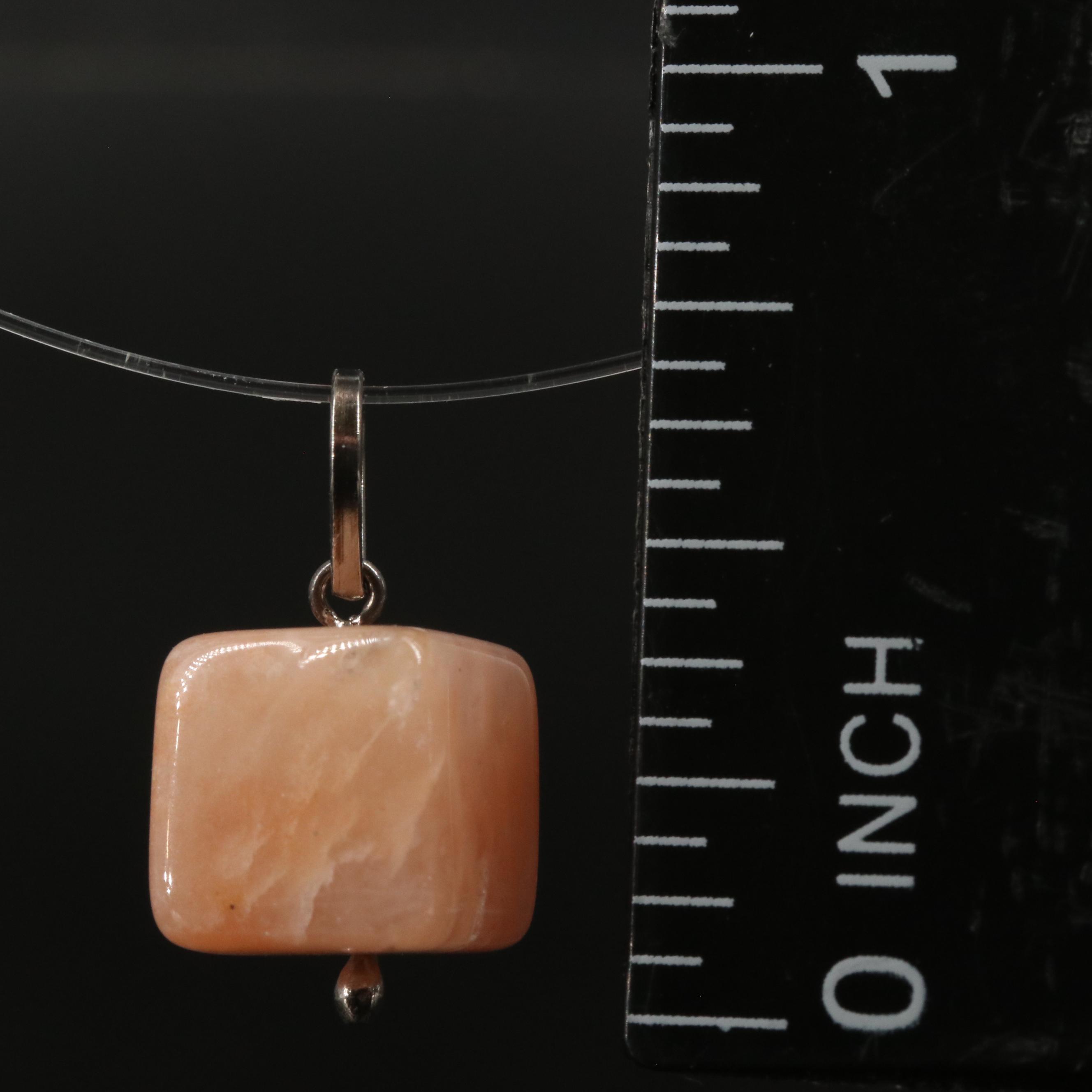 14K Quartzite Pendant