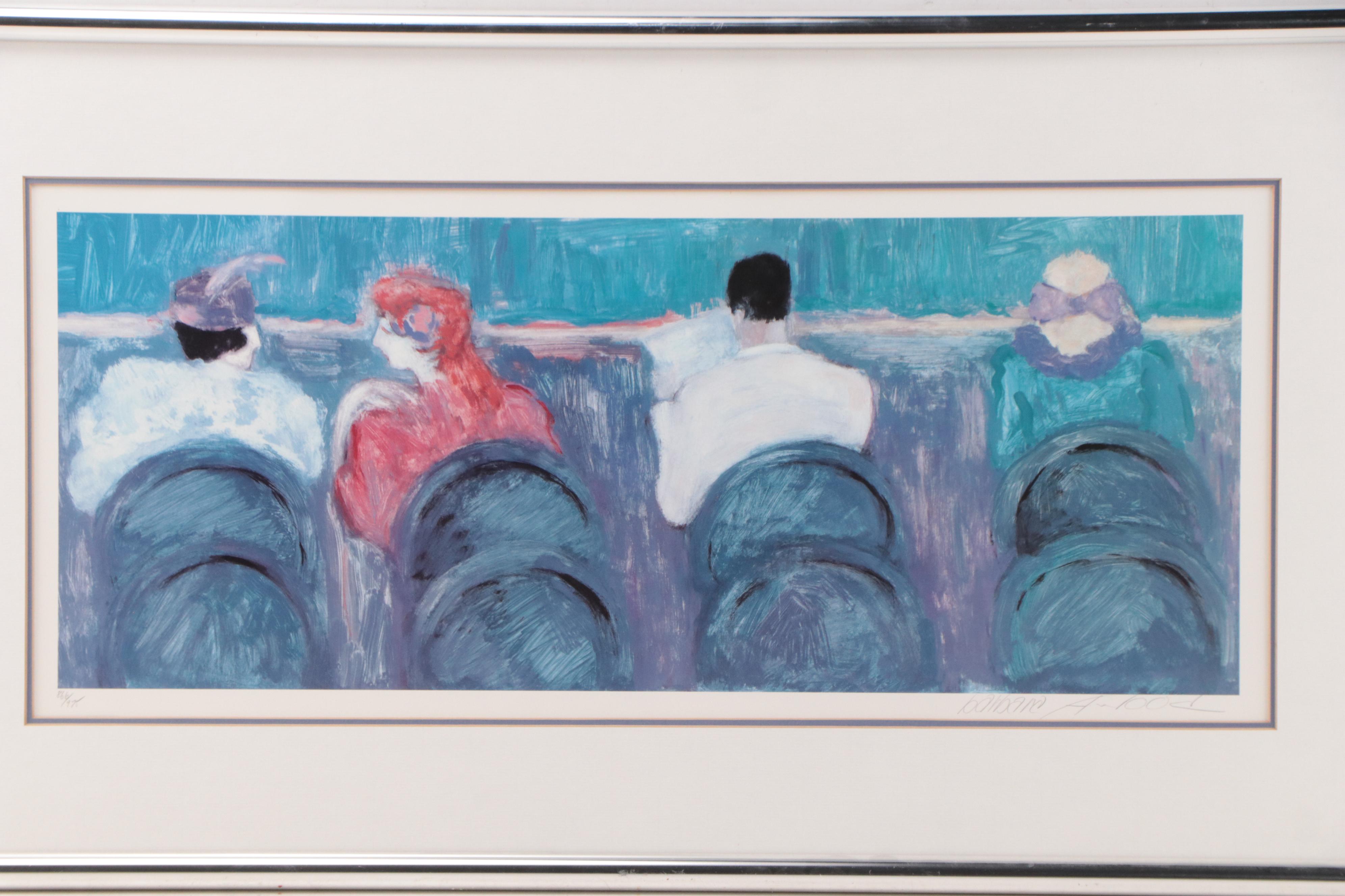 Barbara A. Wood Offset Lithograph "Act II"