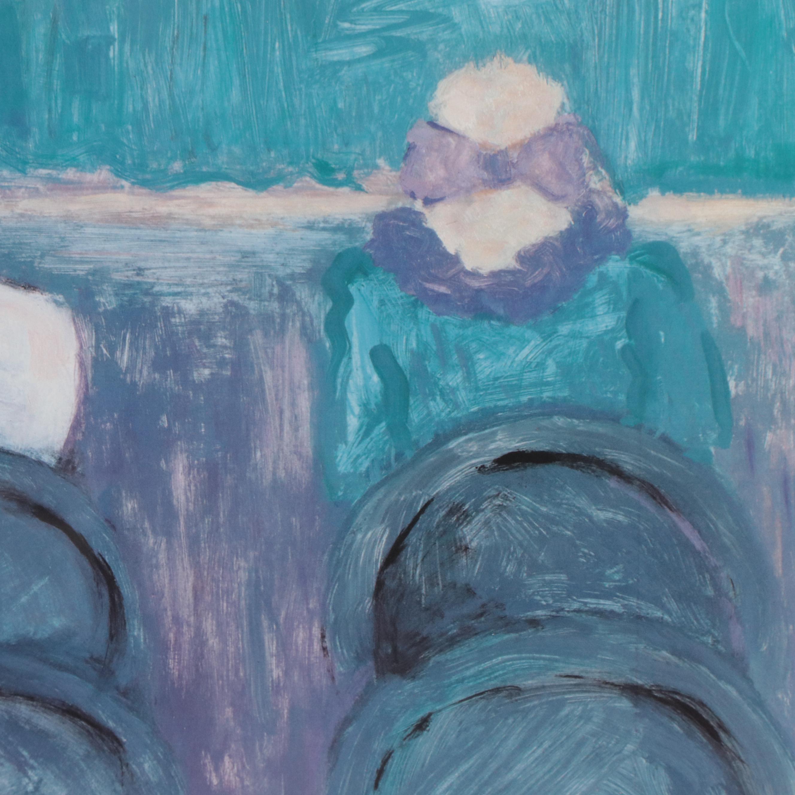 Barbara A. Wood Offset Lithograph "Act II"