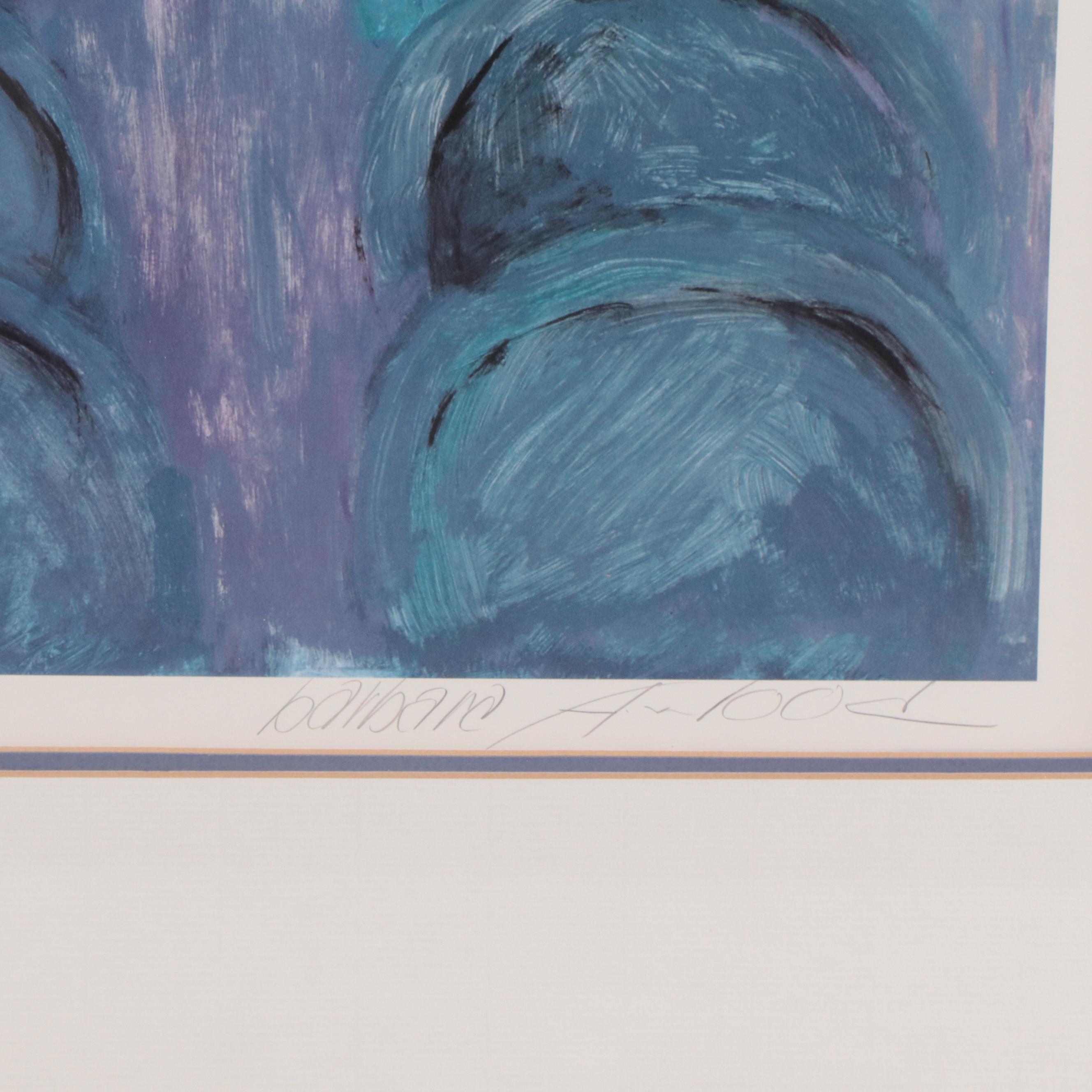 Barbara A. Wood Offset Lithograph "Act II"