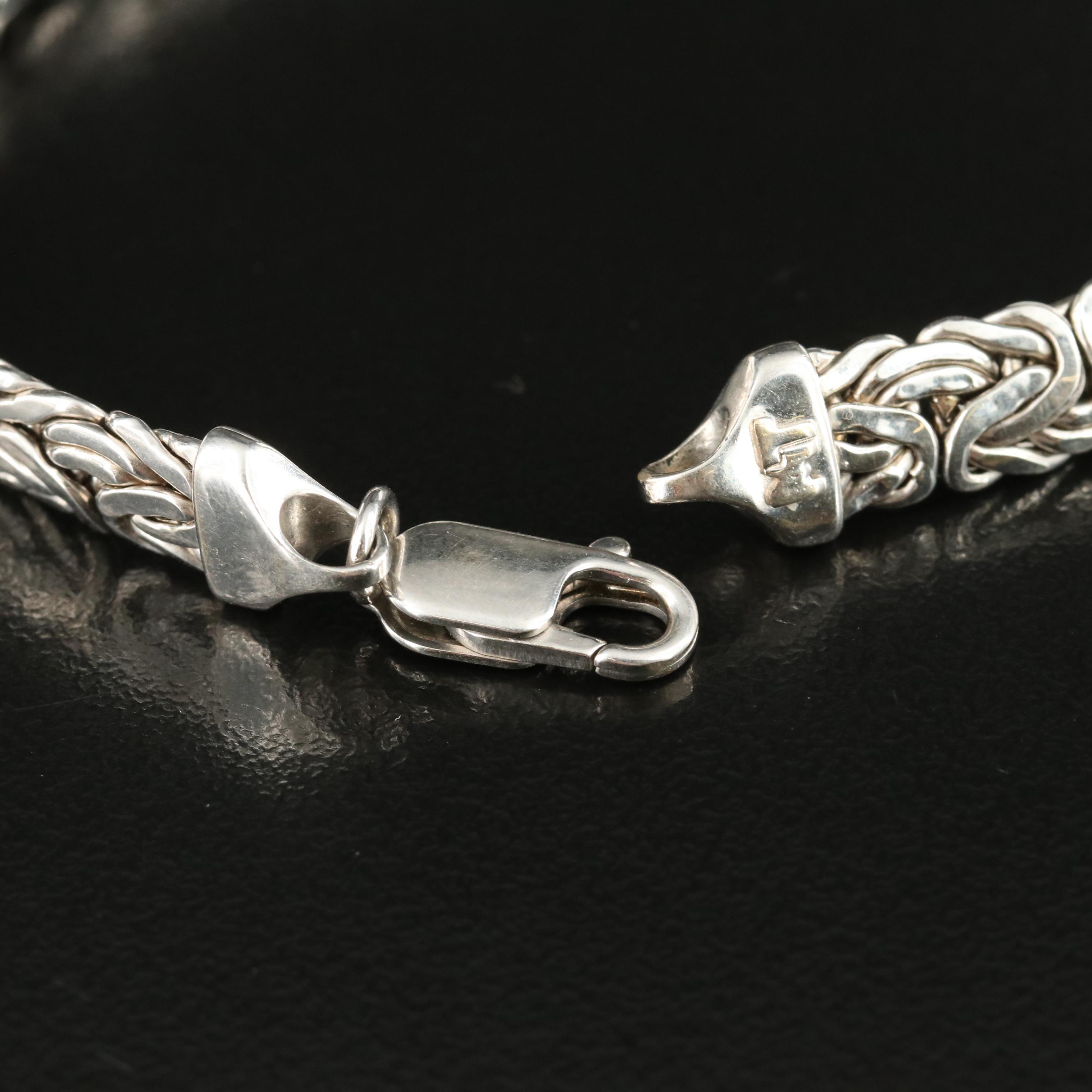 14K Flat Byzantine Link Bracelet