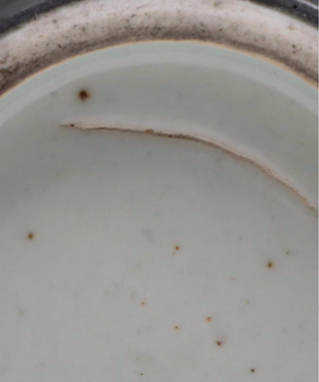 Japanese Black and Gilt Porcelain Vase with Fish and Crab Design, 19th Century