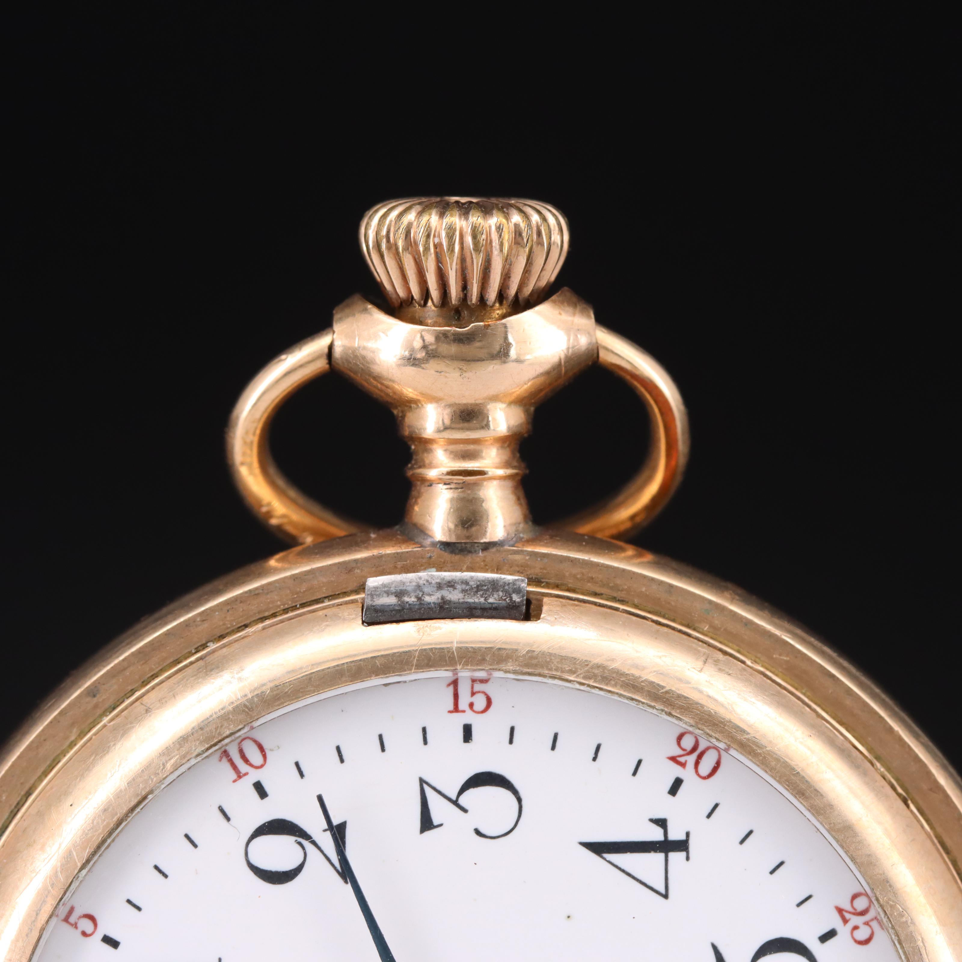 Antique Waltham Hunter Pocket Watch