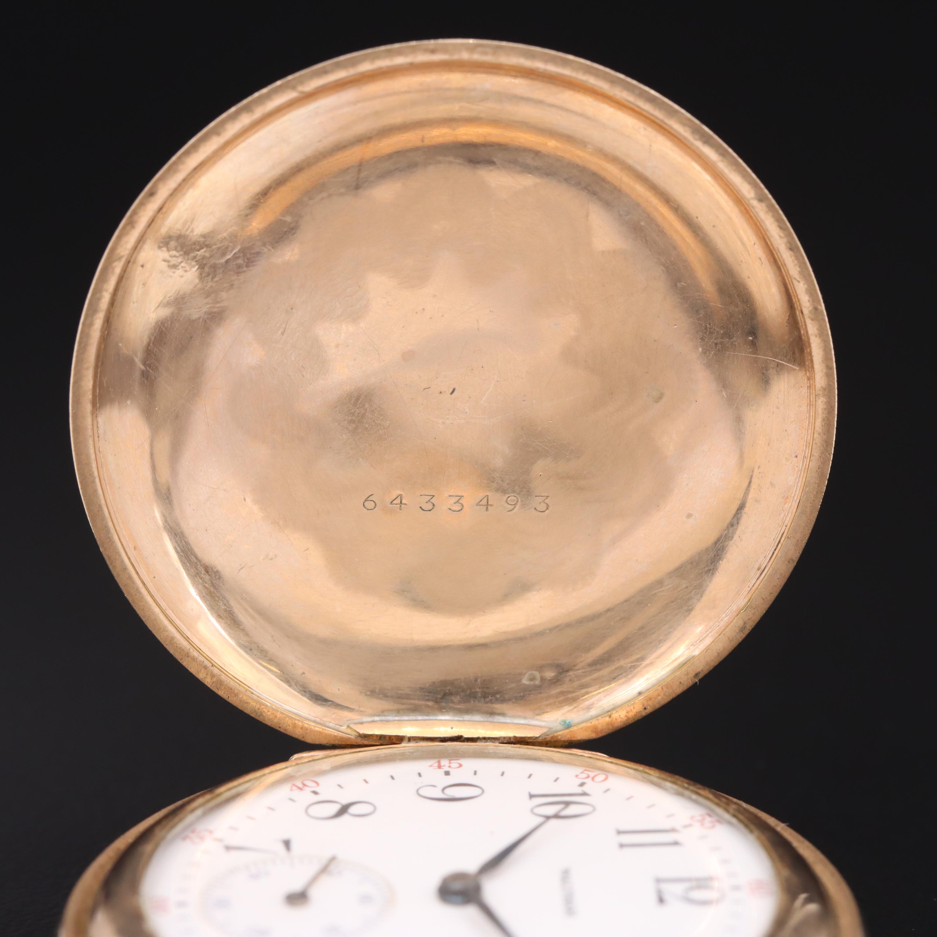 Antique Waltham Hunter Pocket Watch