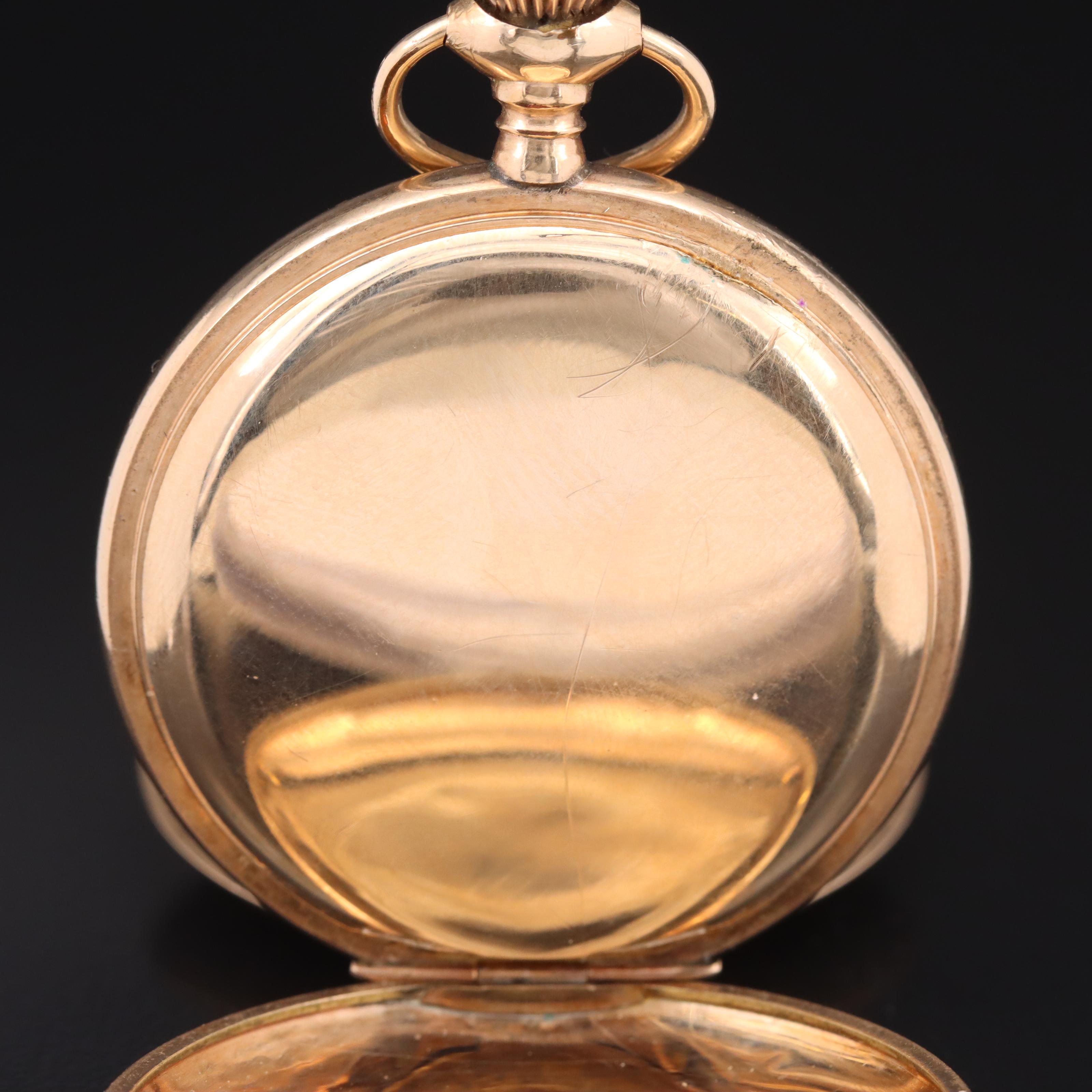 Antique Waltham Hunter Pocket Watch