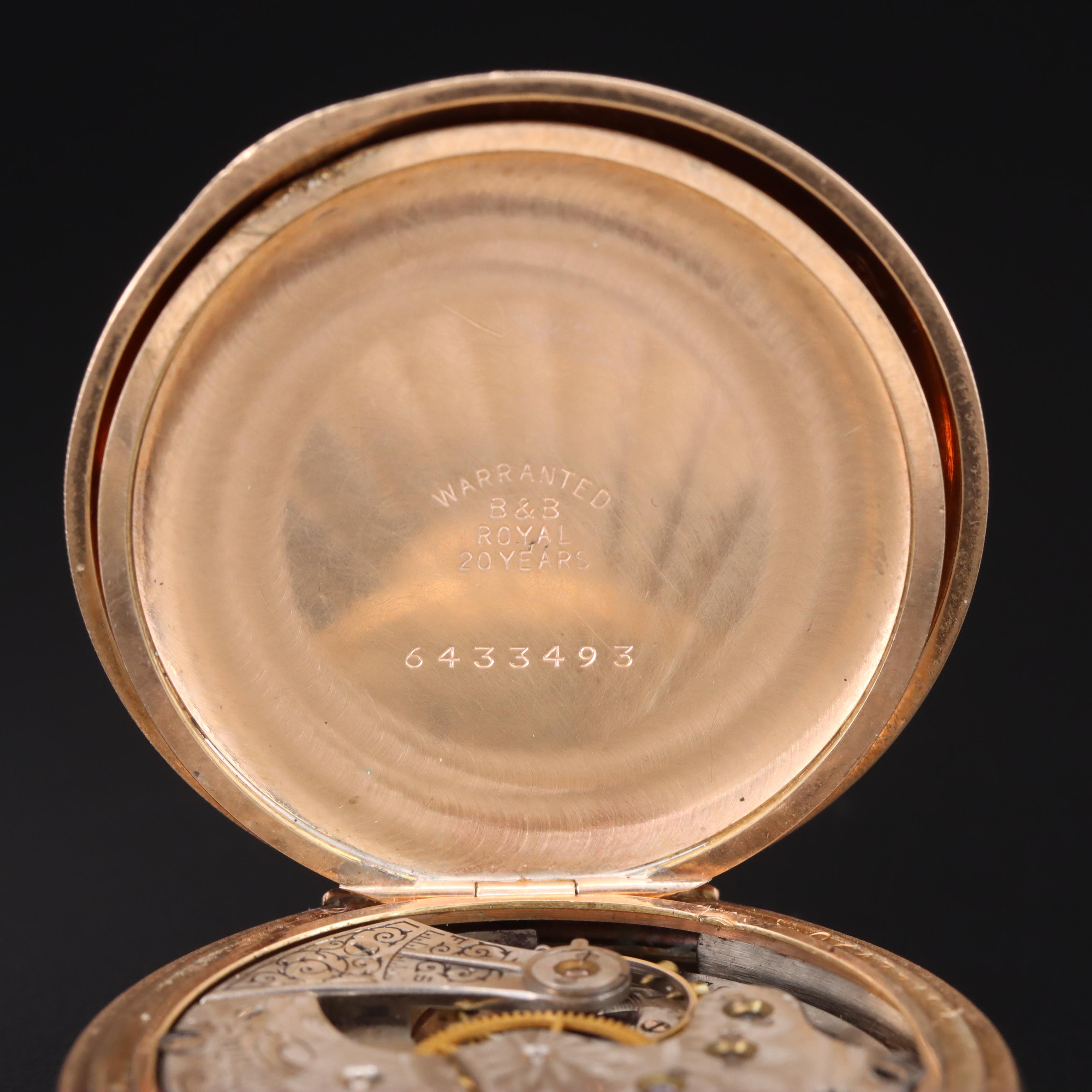 Antique Waltham Hunter Pocket Watch