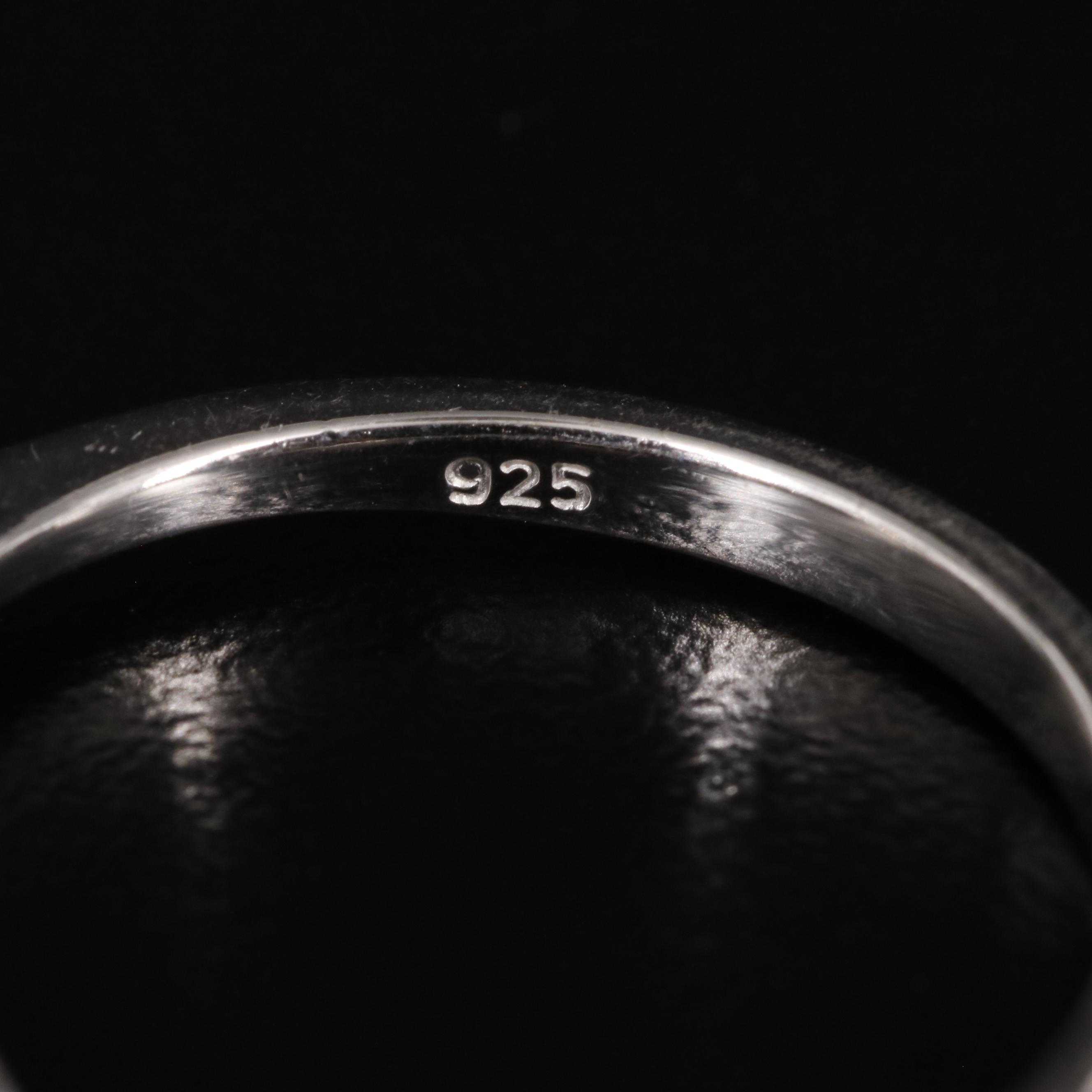 Sterling Blue Topaz Four Stone Ring