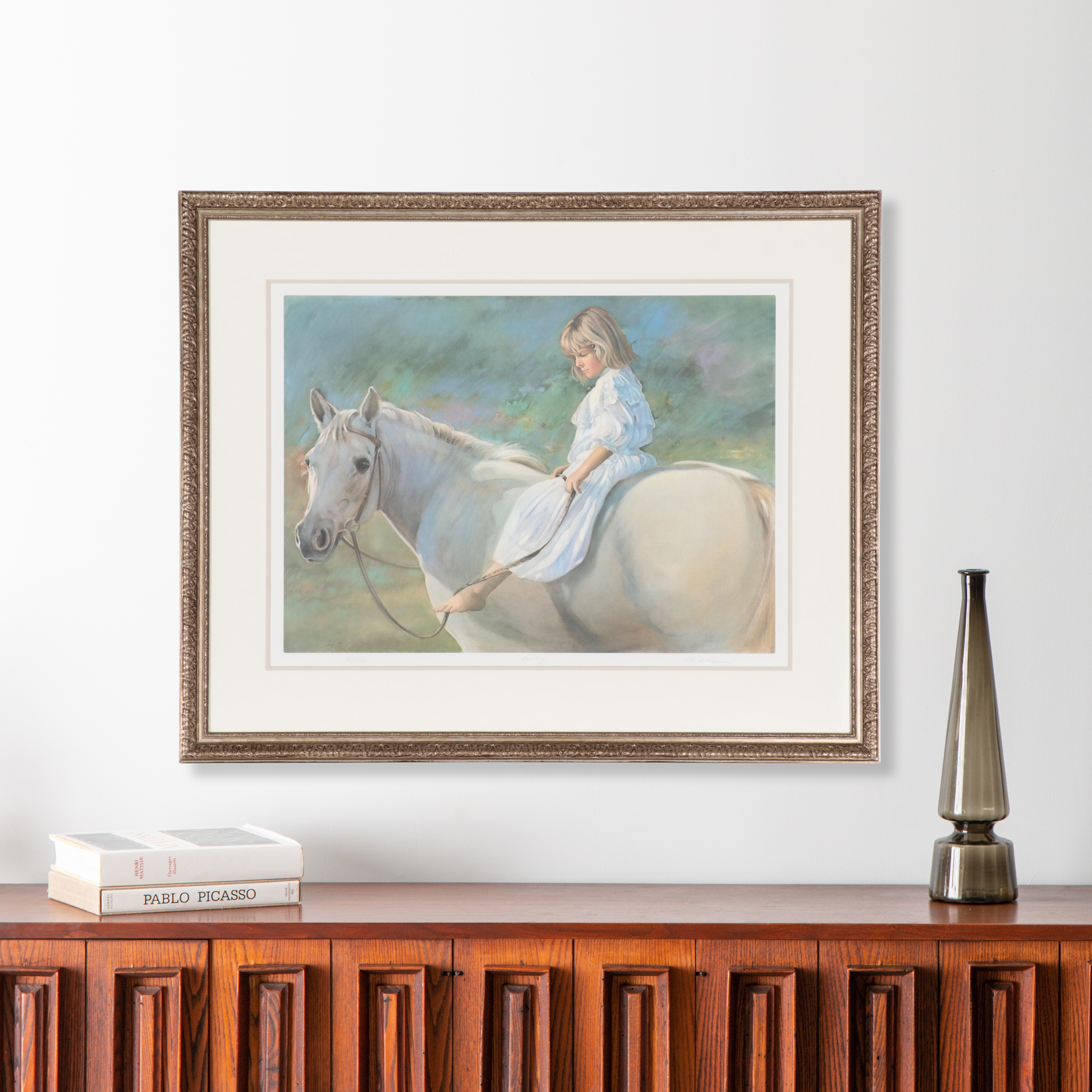 Nancy Noel Offset Lithograph "Ashley," Mid to Late 20th Century