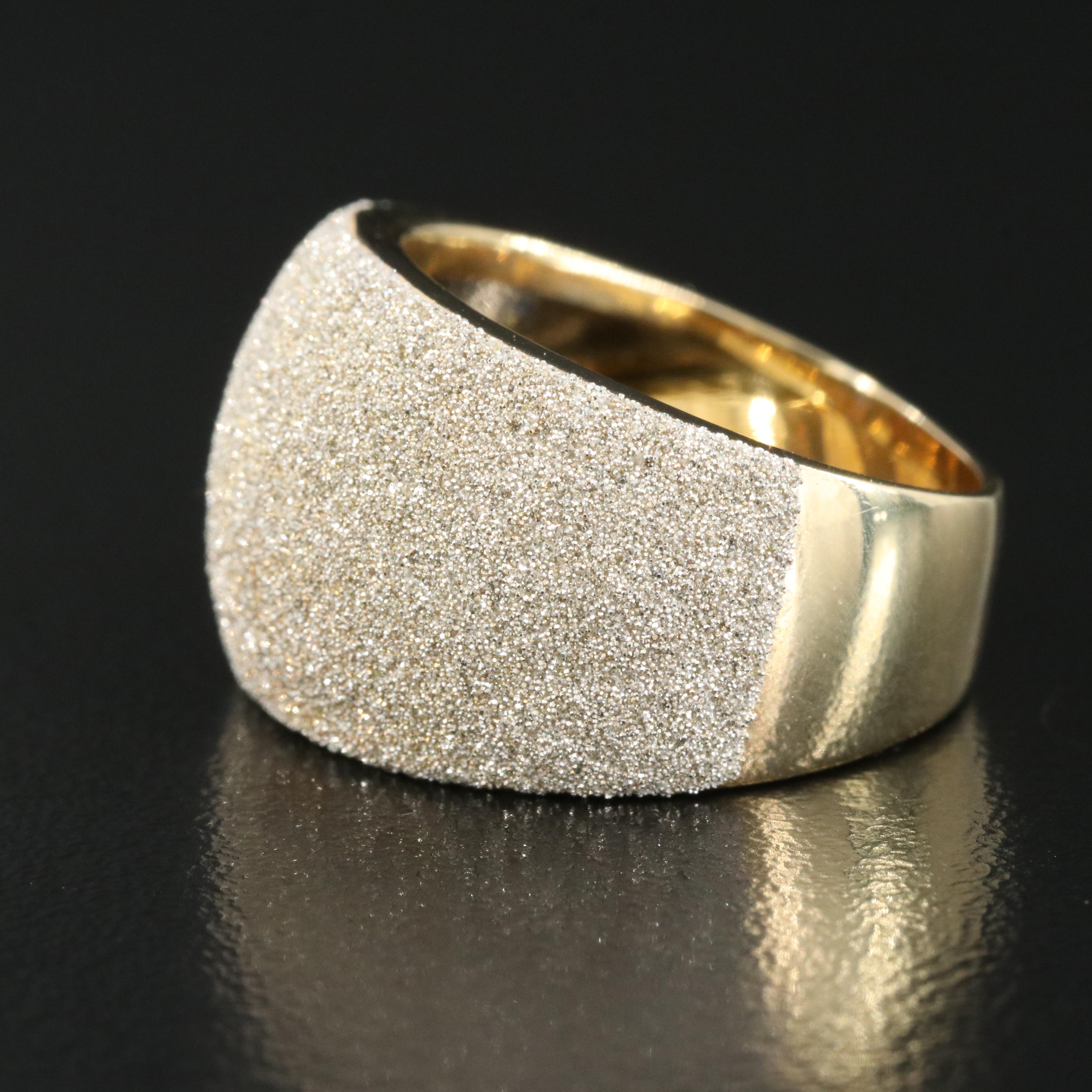 Italian 10K Tapered Ring