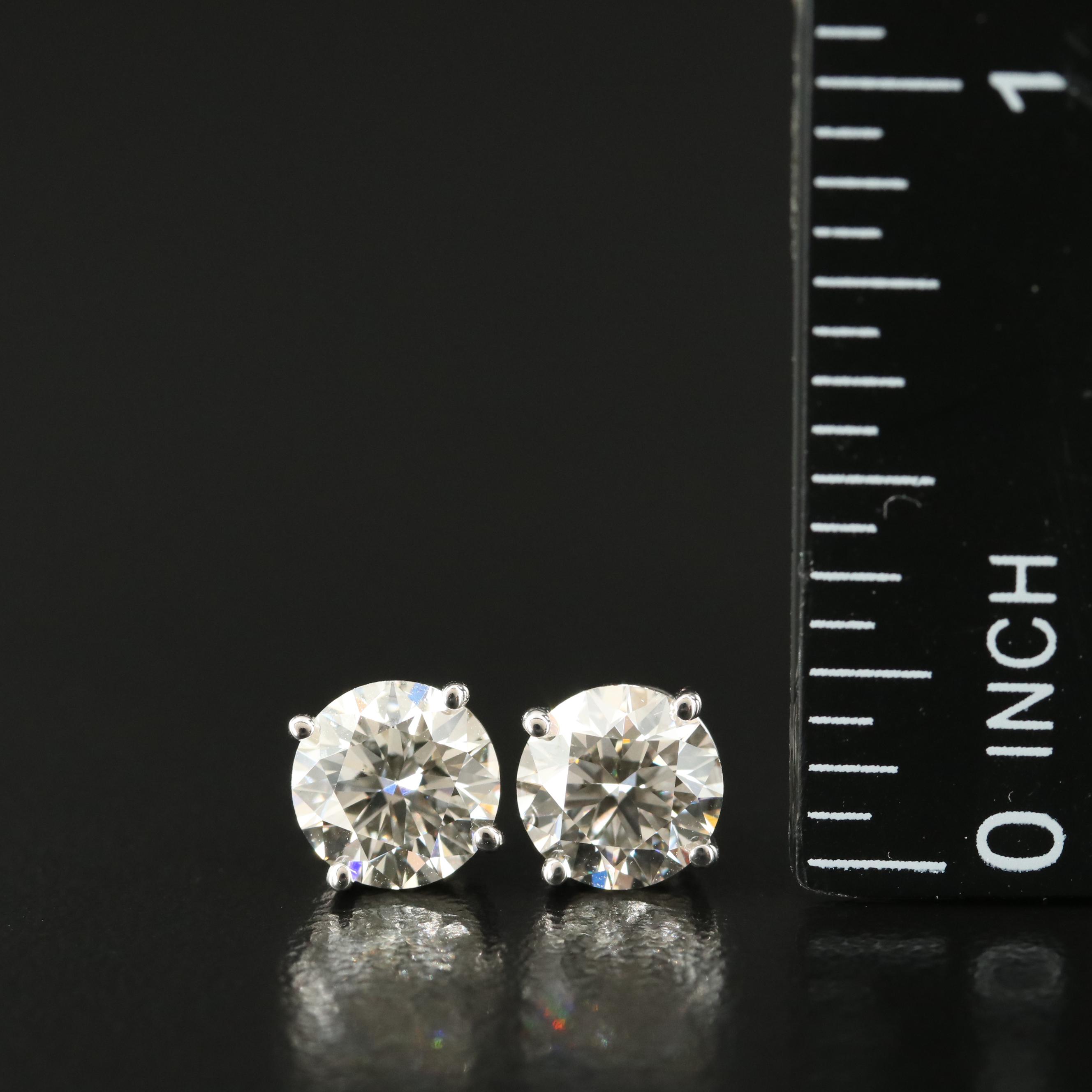 14K 2.16 CTW Lab Grown Diamond Stud Earrings