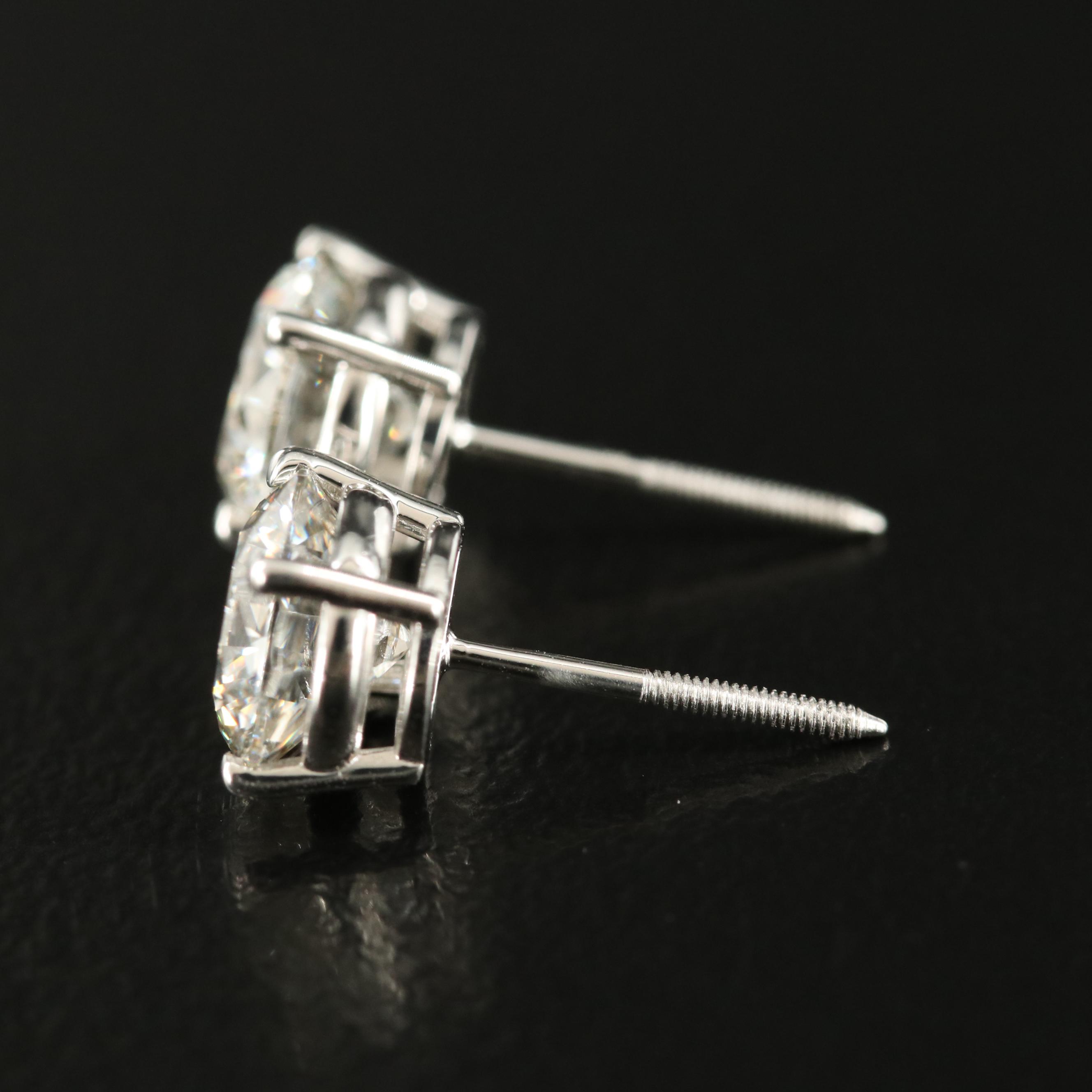 14K 2.16 CTW Lab Grown Diamond Stud Earrings