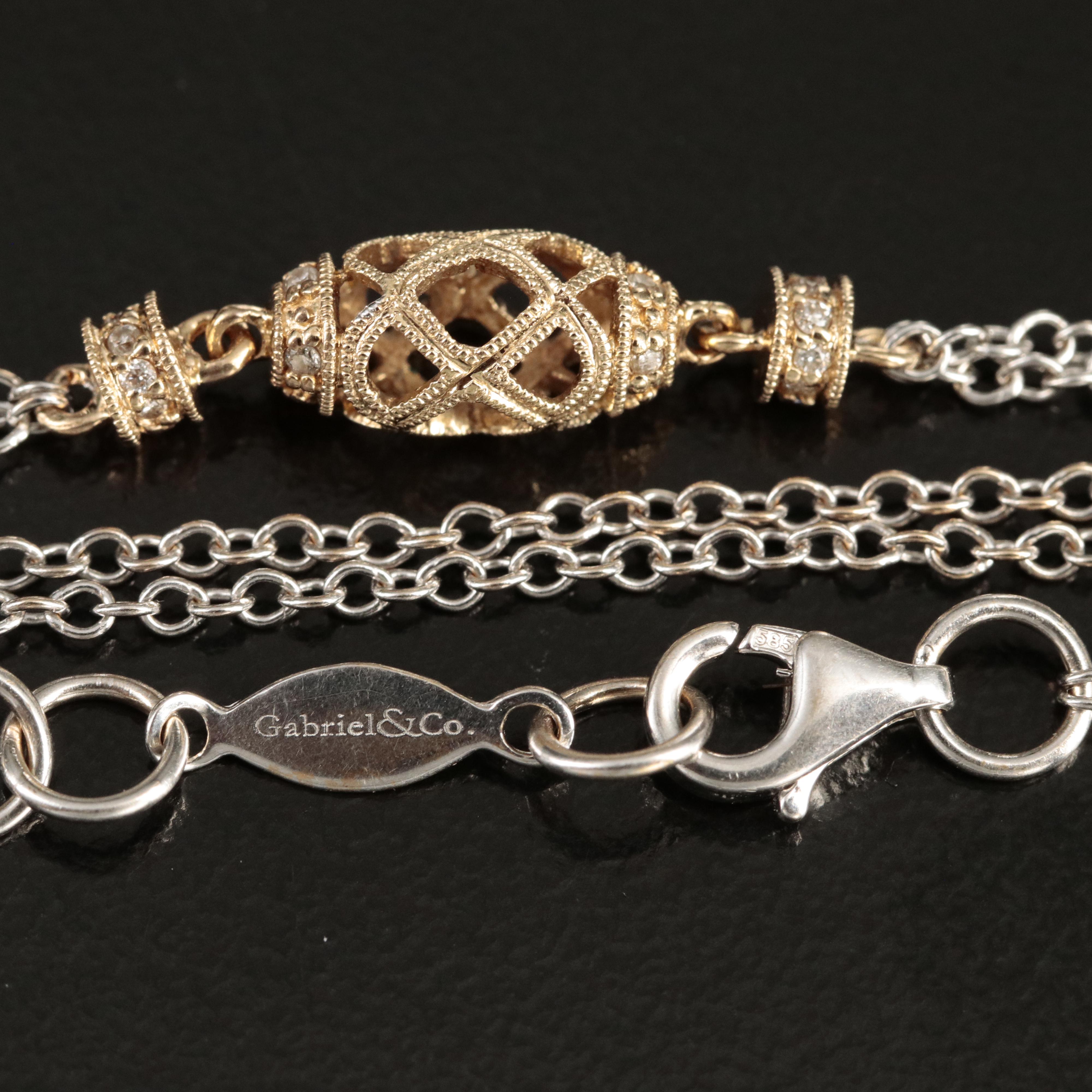 Gabriel & Co. 14K 0.36 CTW Diamond Necklace