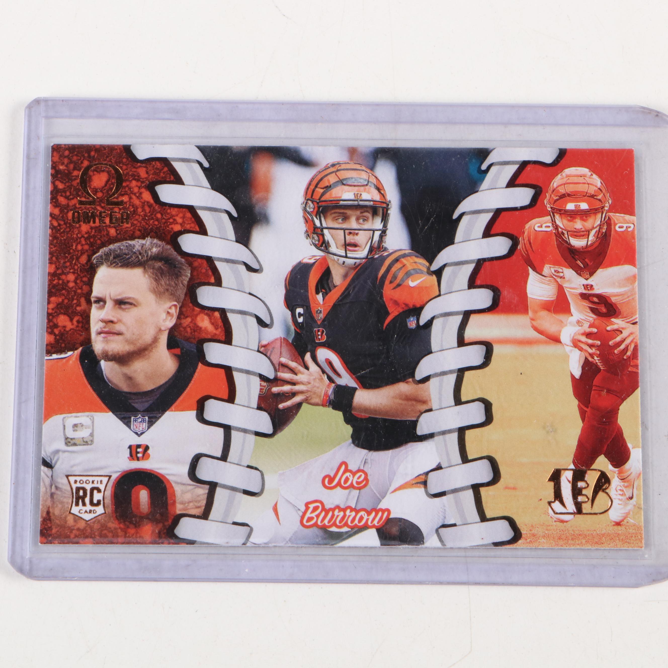 Cincinnati Bengals Football Cards with Joe Burrow and Ja'Marr Chase Rookies