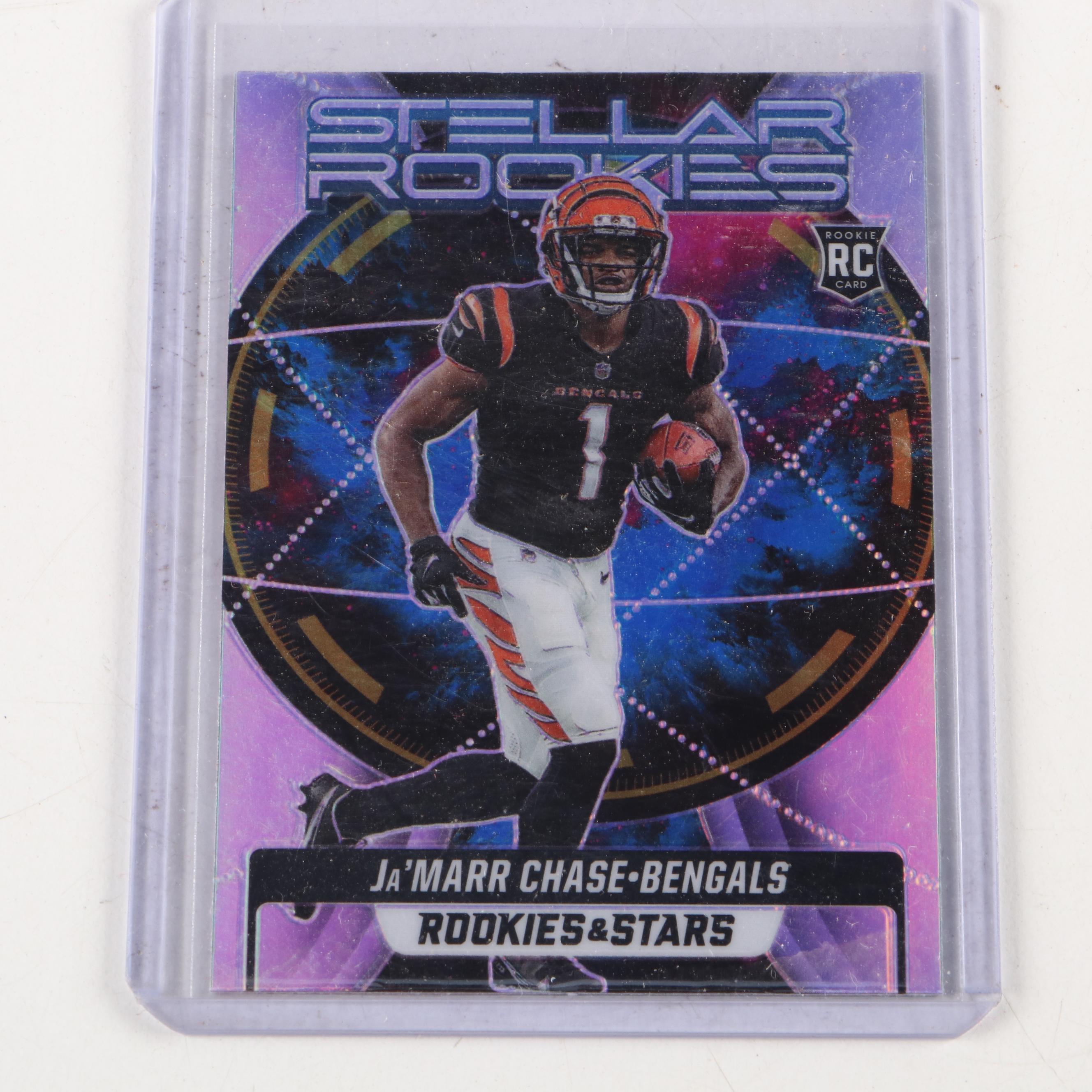 Cincinnati Bengals Football Cards with Joe Burrow and Ja'Marr Chase Rookies