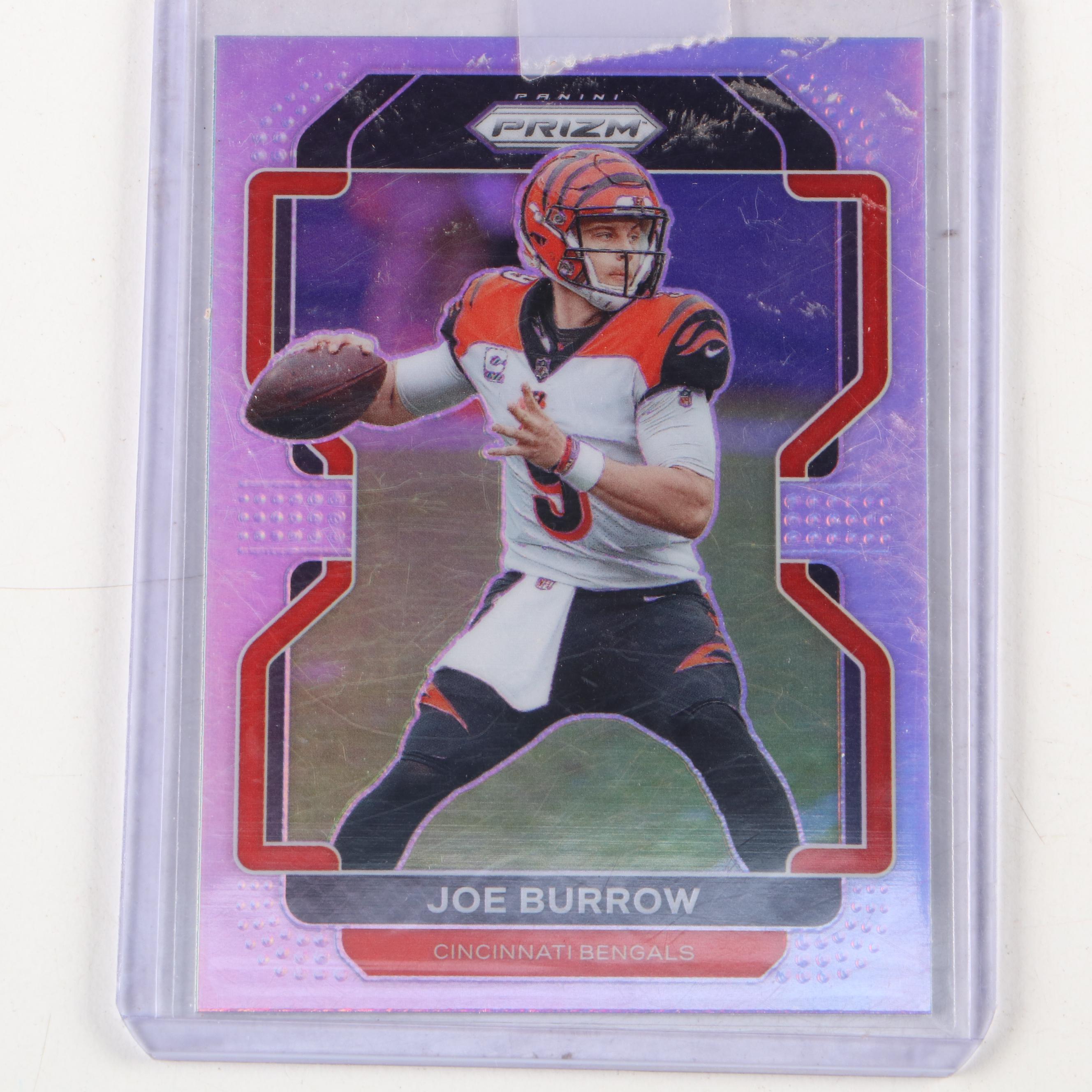 Cincinnati Bengals Football Cards with Joe Burrow and Ja'Marr Chase Rookies
