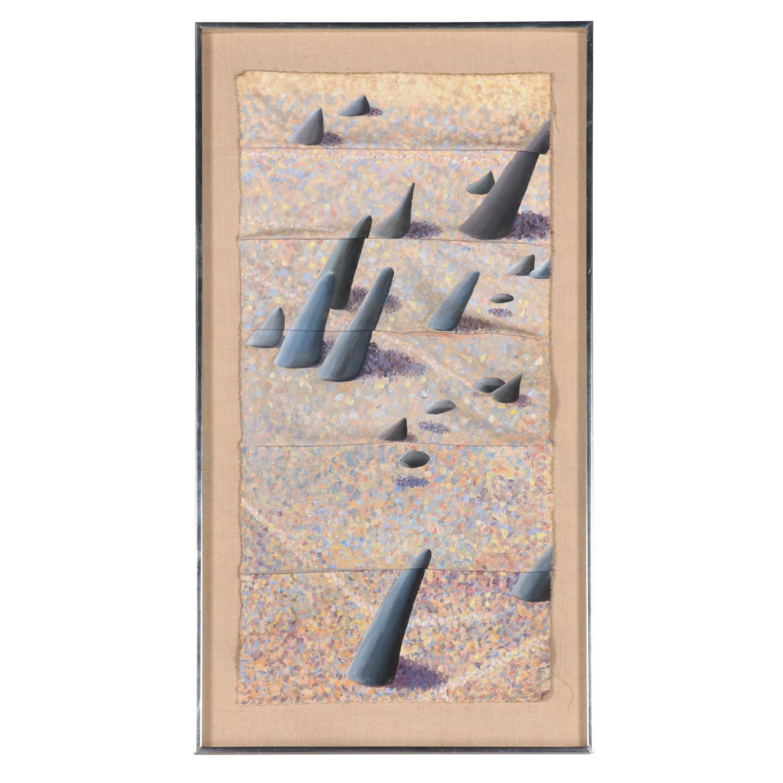 Mary Farnum Burnley Acrylic Painting "Lunar Atmosphere"