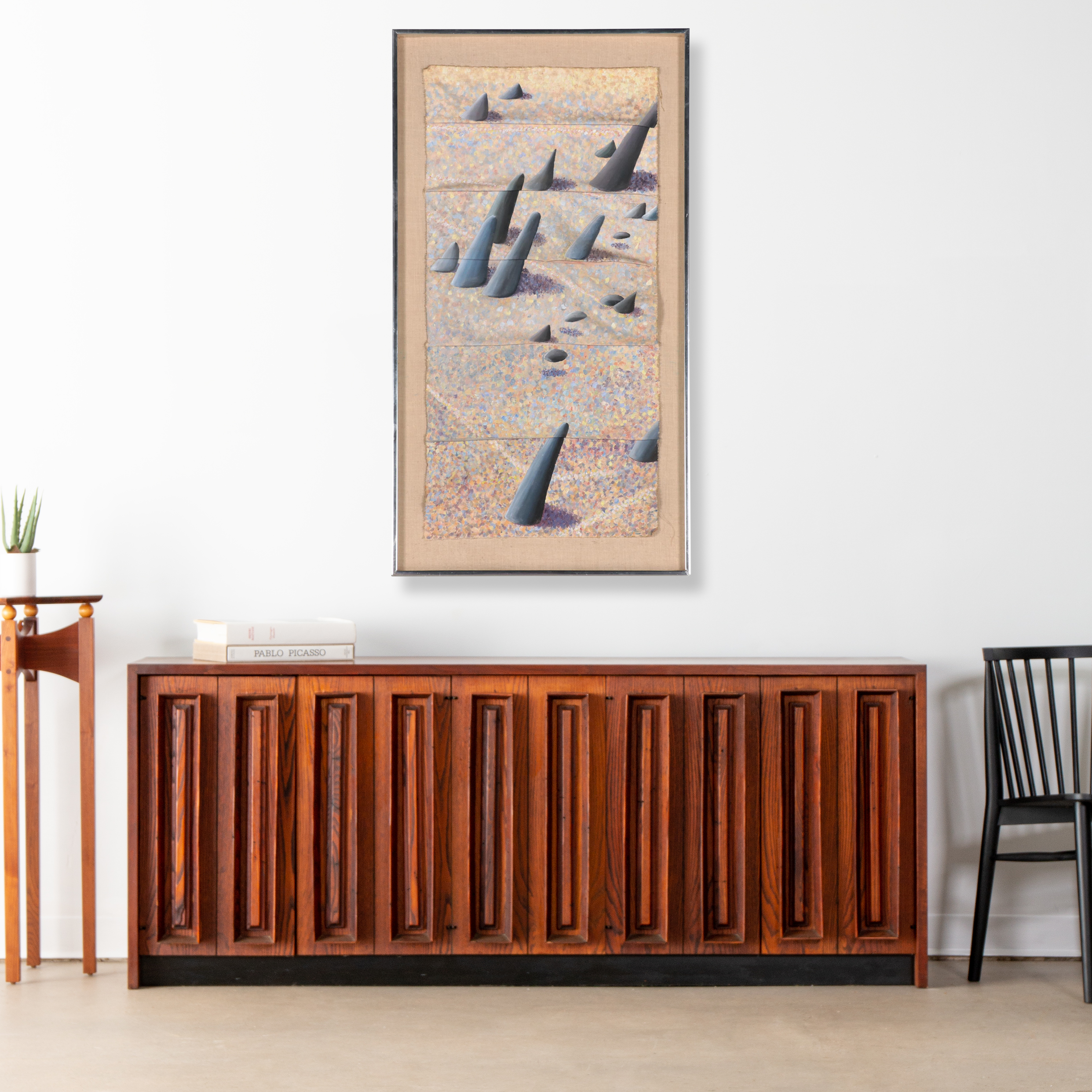 Mary Farnum Burnley Acrylic Painting "Lunar Atmosphere"